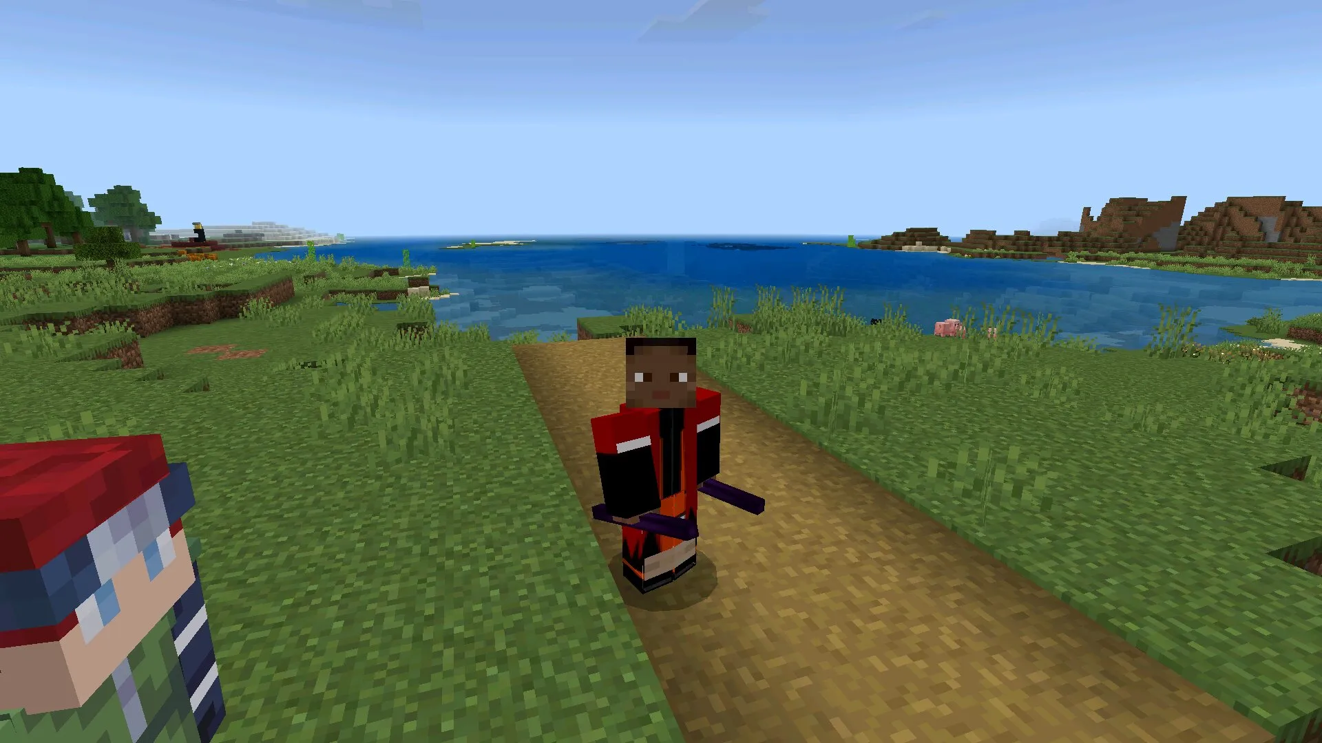 Герой из мода на Наруто в Майнкрафт ПЕ