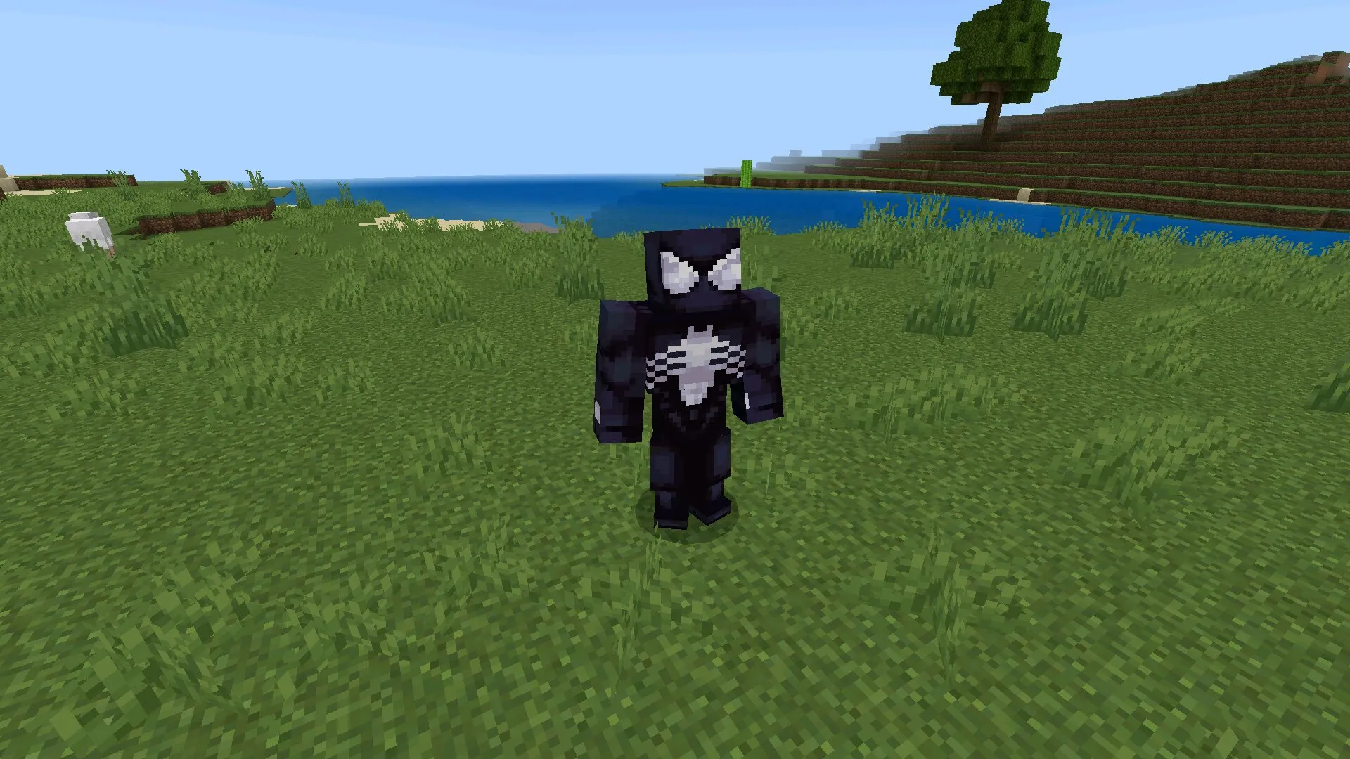 Костюм из мода на Человек Паука в Майнкрафт ПЕ