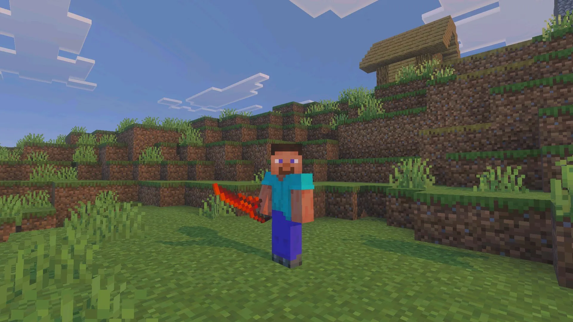 Меч из Текстур на Оружие для Minecraft PE