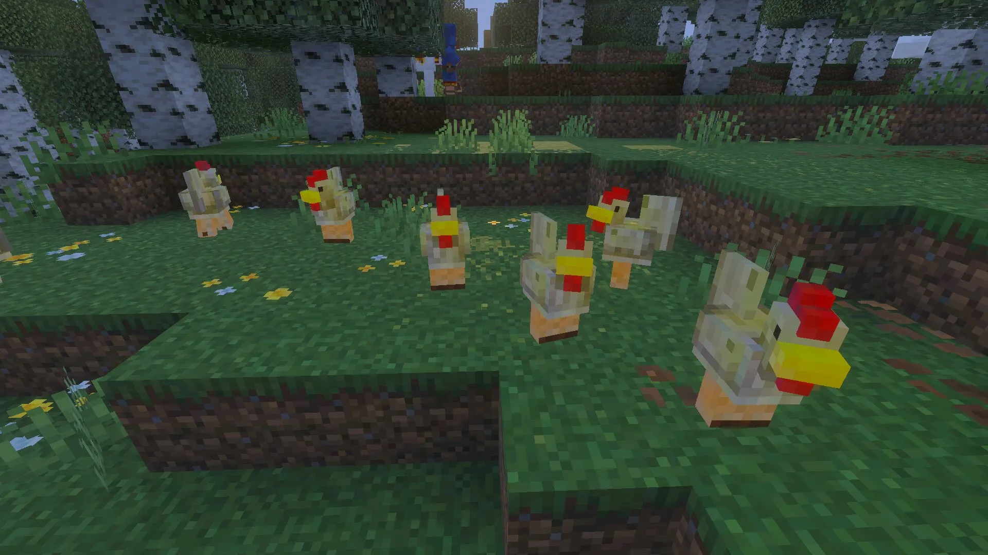 Мобы из мода на петуха в Майнкрафт ПЕ
