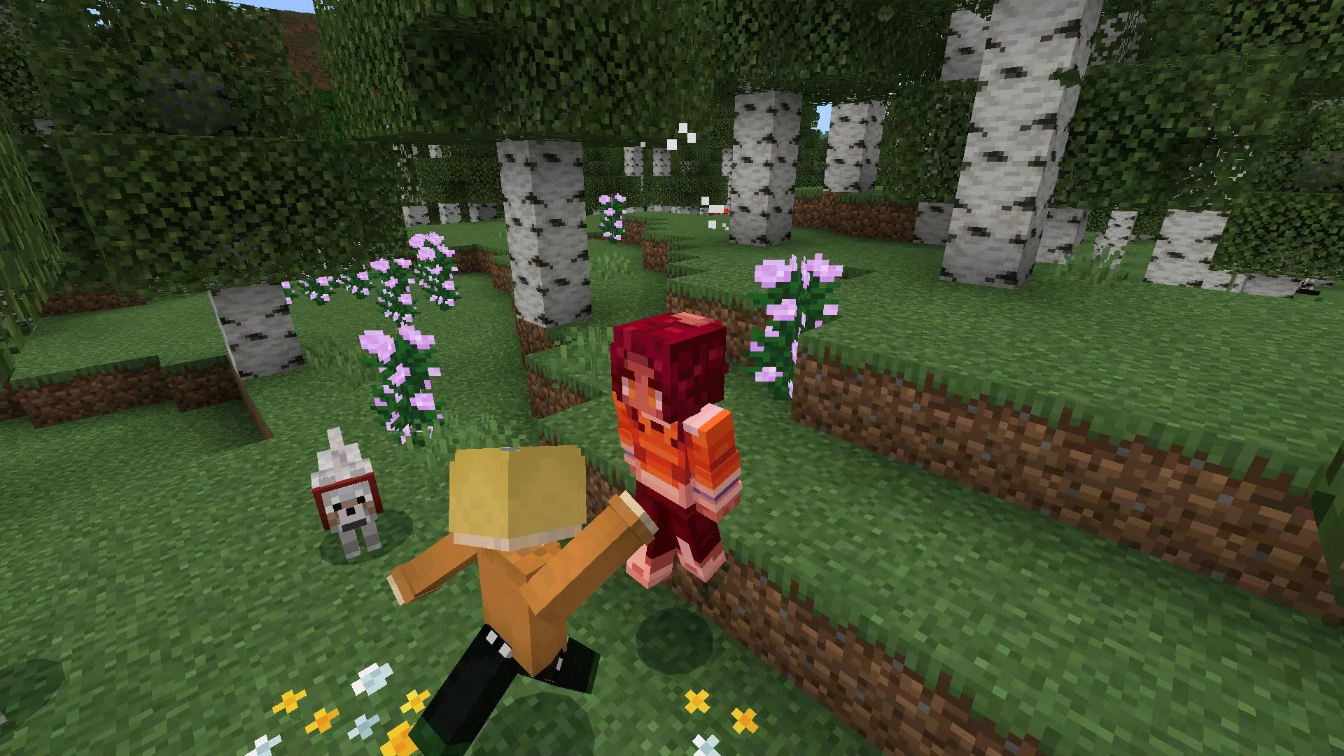 Драка из мода на Блич в Майнкрафт ПЕ