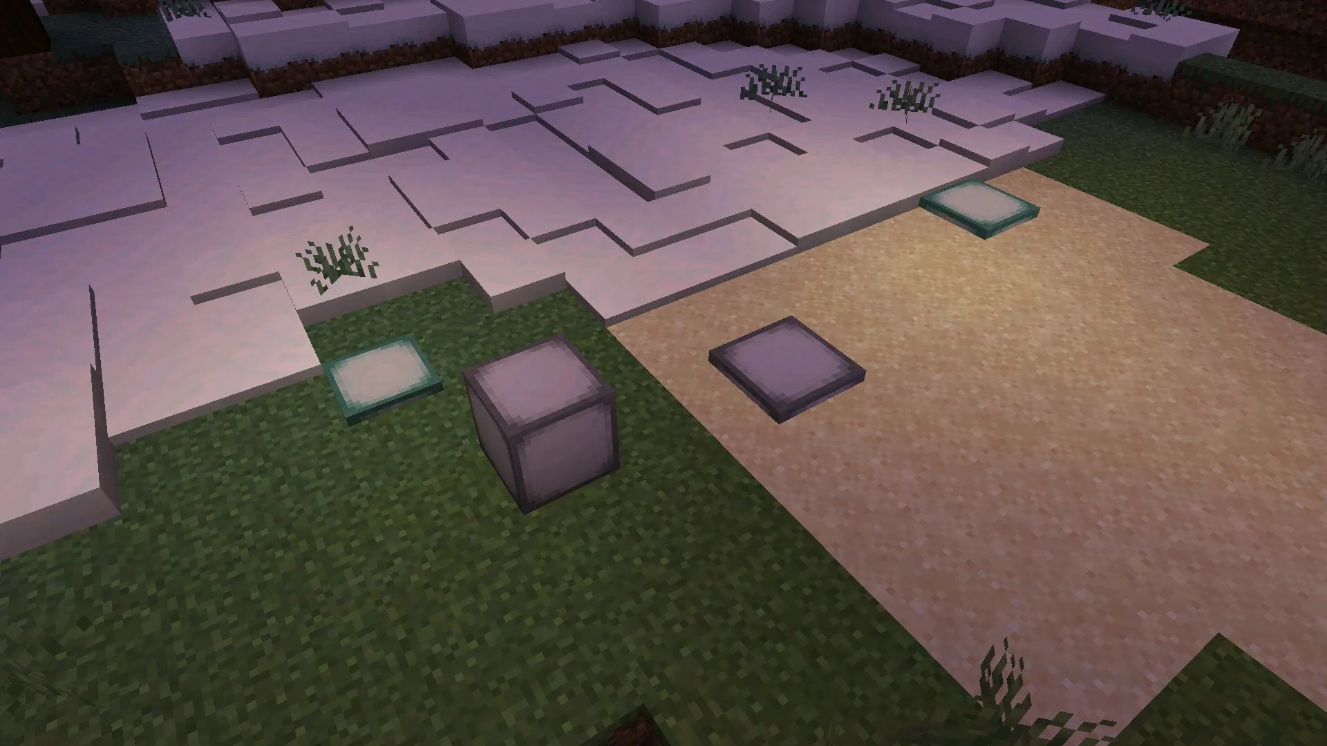 Блоки из мода на мигающий свет в Майнкрафт ПЕ