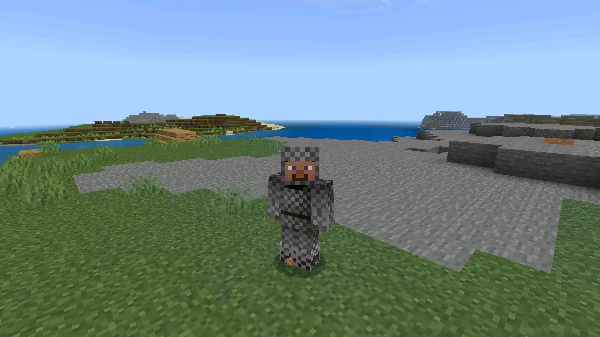 Защита из мода на кольчугу в Майнкрафт ПЕ