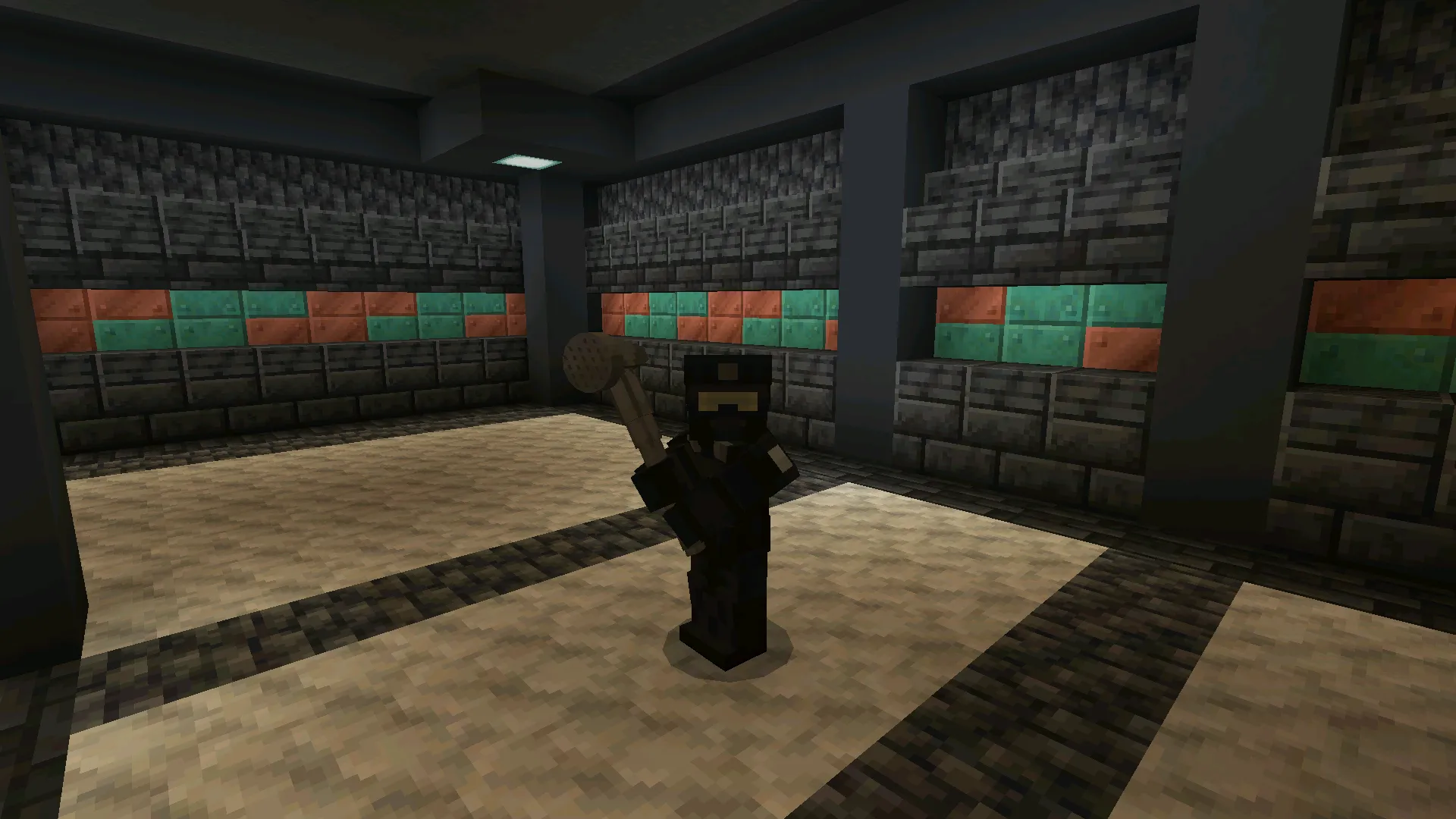 Герой из карты SCP в Майнкрафт ПЕ