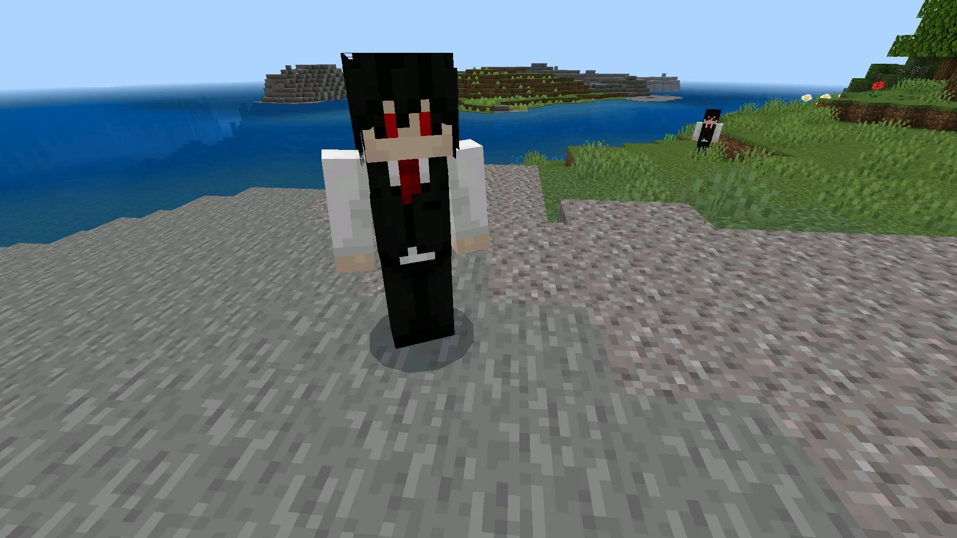 Моб из мода на вампир крафт в Майнкрафт ПЕ