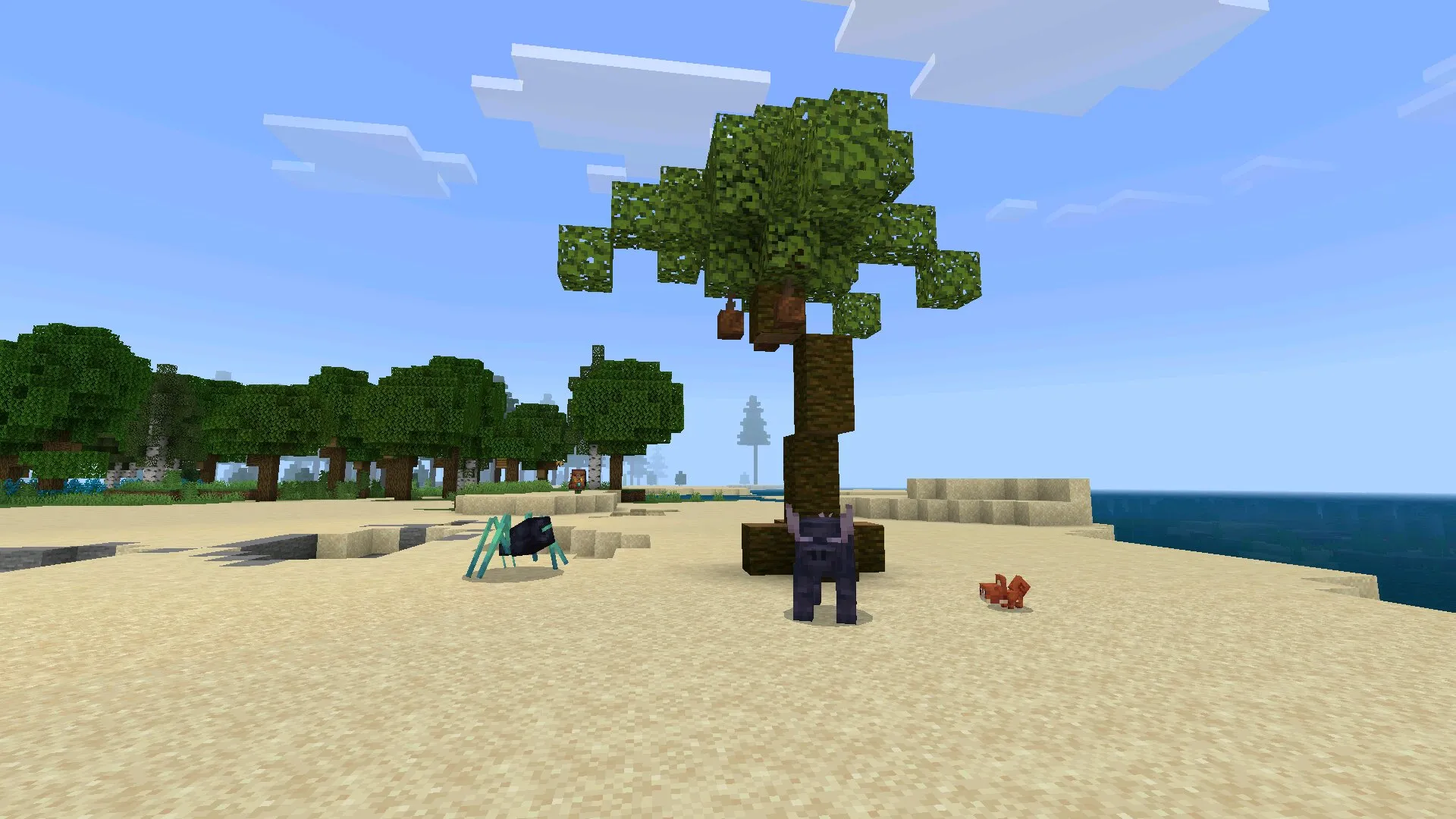 Флора и фауна из мода Better on Bedrock на Майнкрафт ПЕ