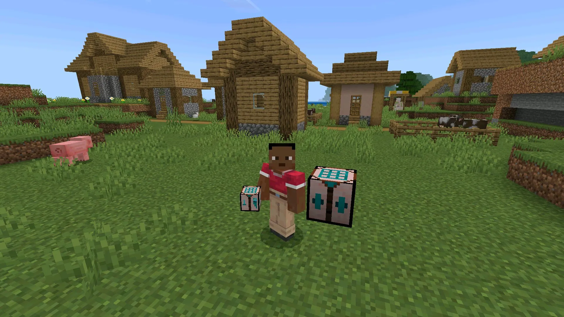 Блок из мода на Копируй и вставляй в Майнкрафт ПЕ