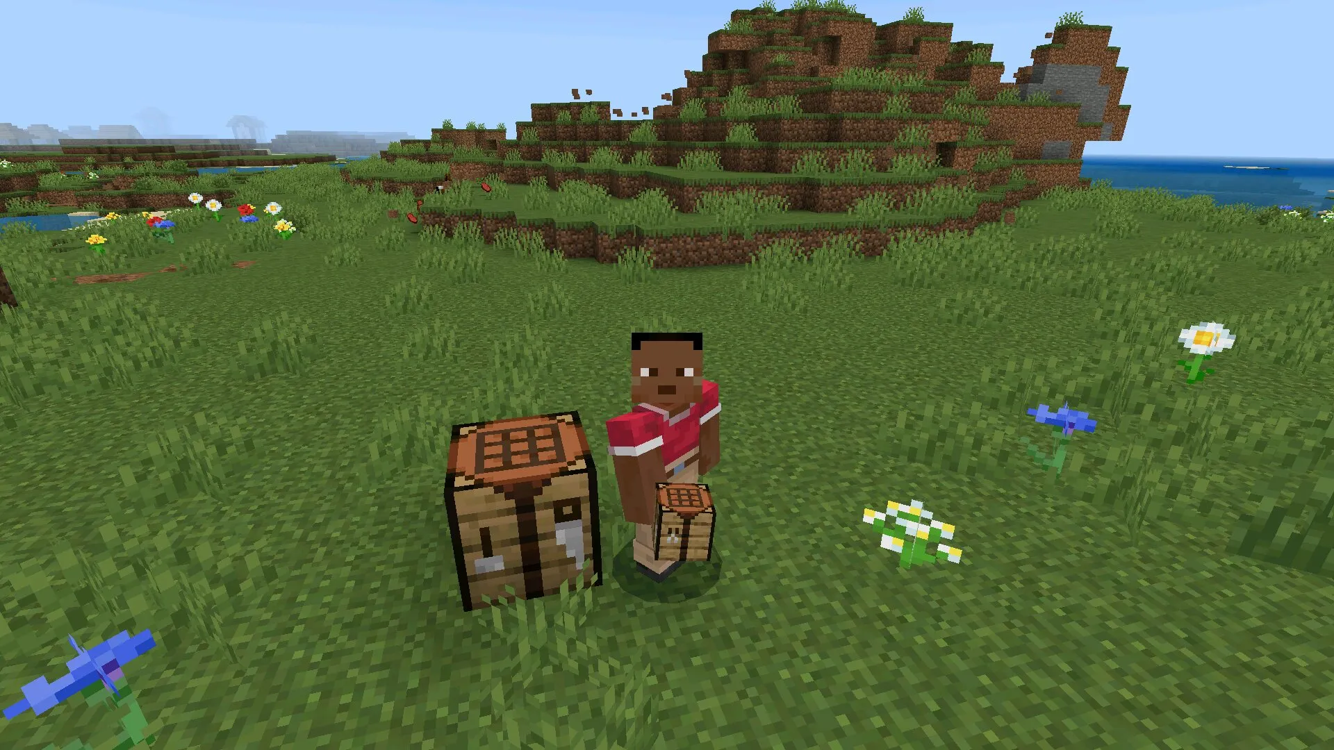 Стол из мода на рецепты крафта на Майнкрафт ПЕ