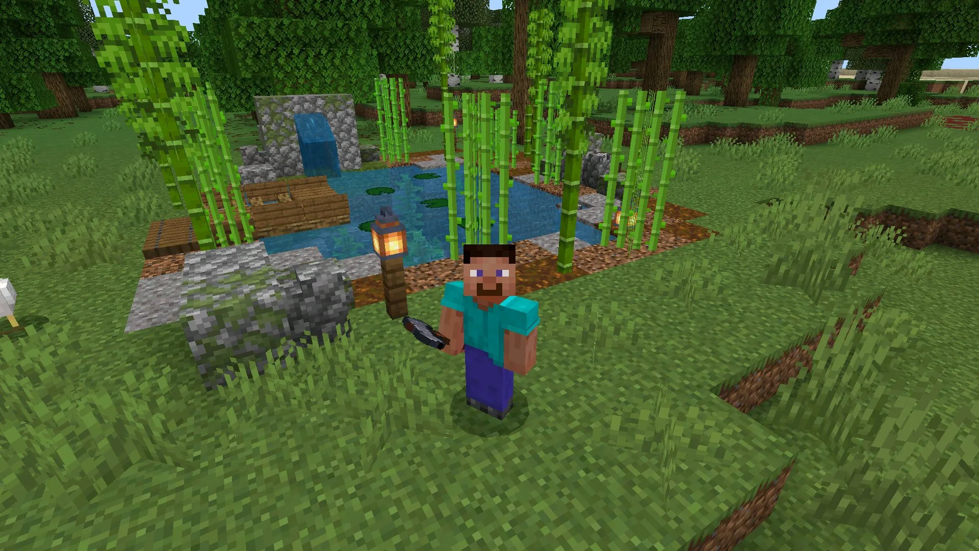 Структура из мода на схематику построек на Майнкрафт ПЕ