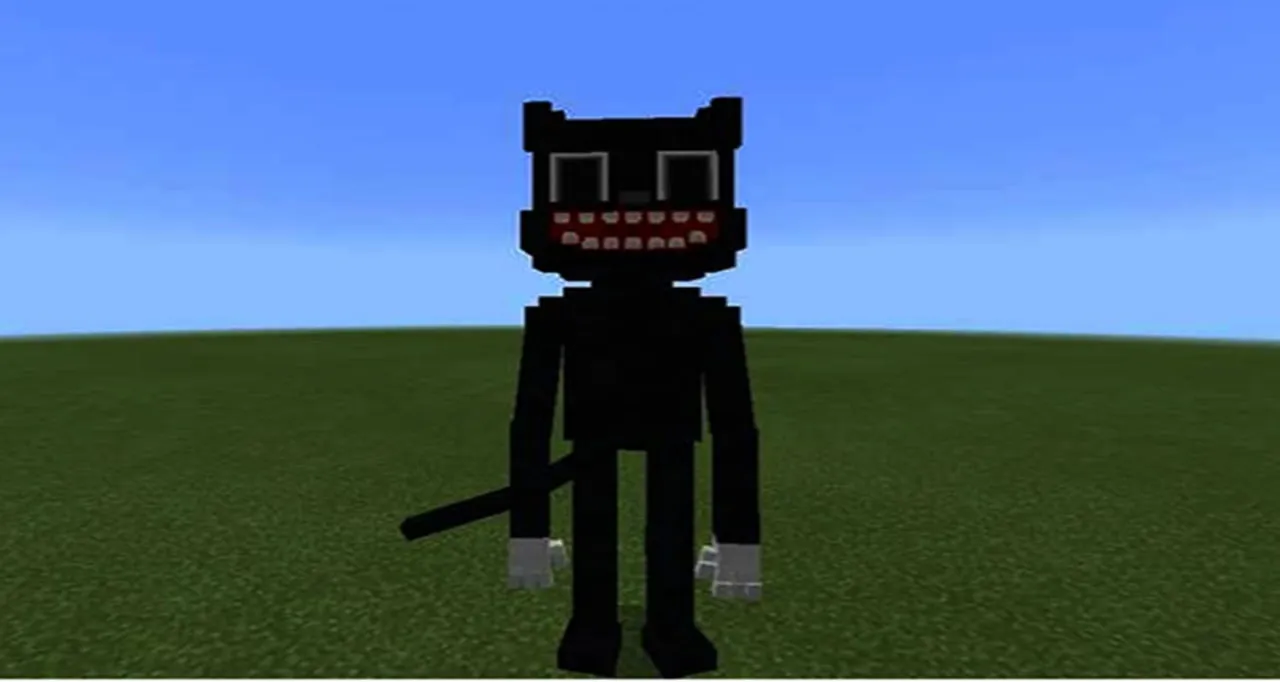 Cartoon cat в моде на картун кэта в Майнкрафт ПЕ