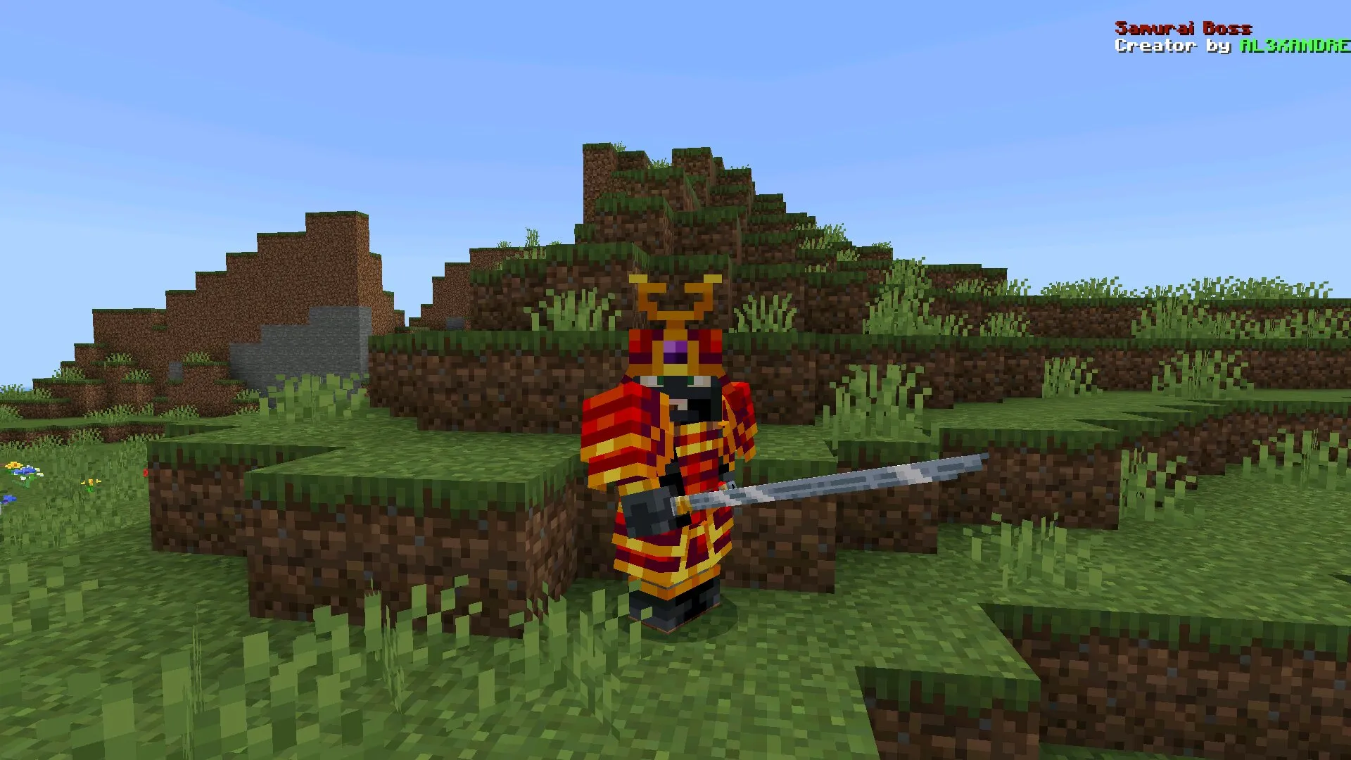 Броня из мода на самураев на Майнкрафт ПЕ