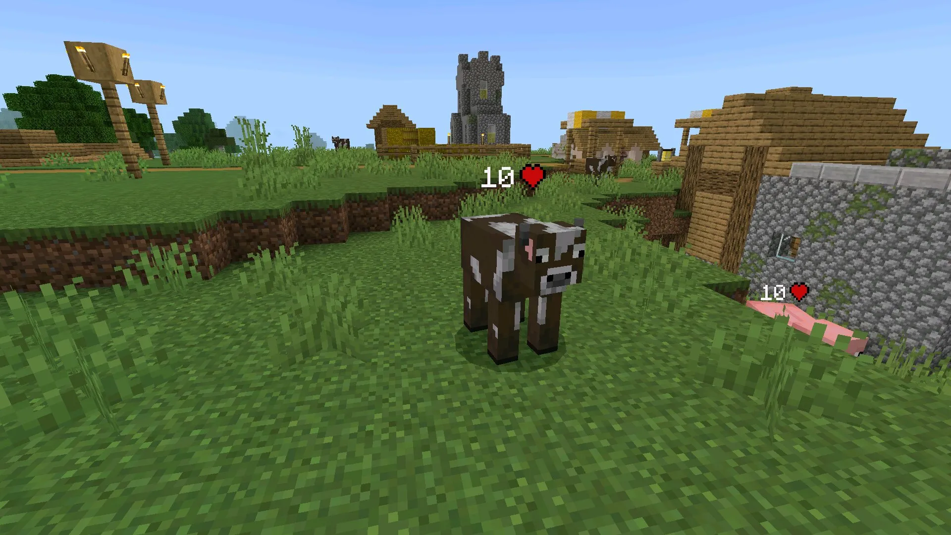 Сердечко из мода на индикатор здоровья на Майнкрафт ПЕ