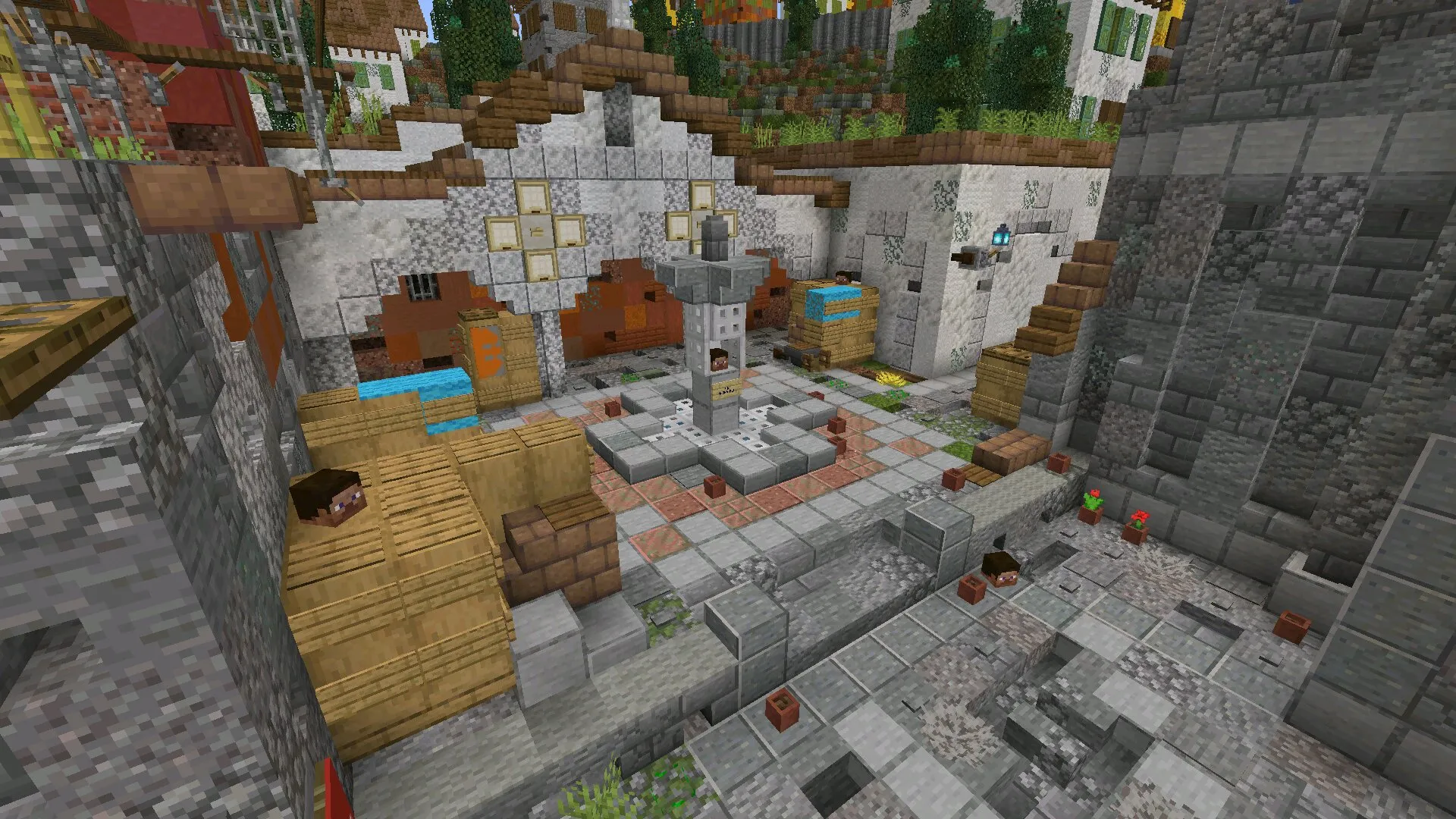 Инферно из карты на КС ГО на Майнкрафт ПЕ