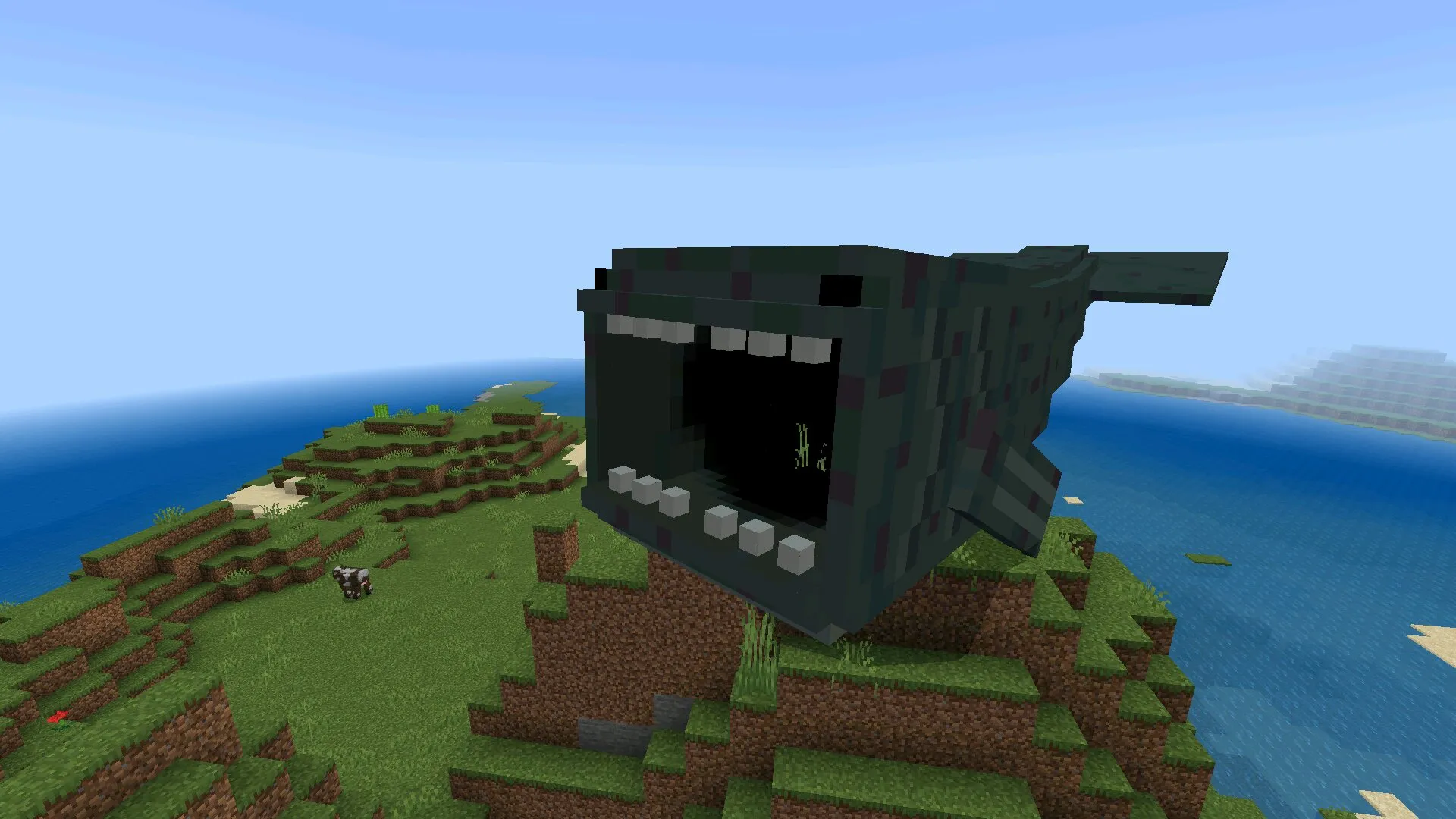 Моб из мода на блупа на Майнкрафт ПЕ