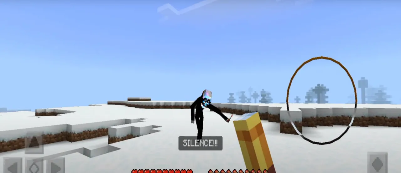 Моб из мода The Silence в Майнкрафт ПЕ