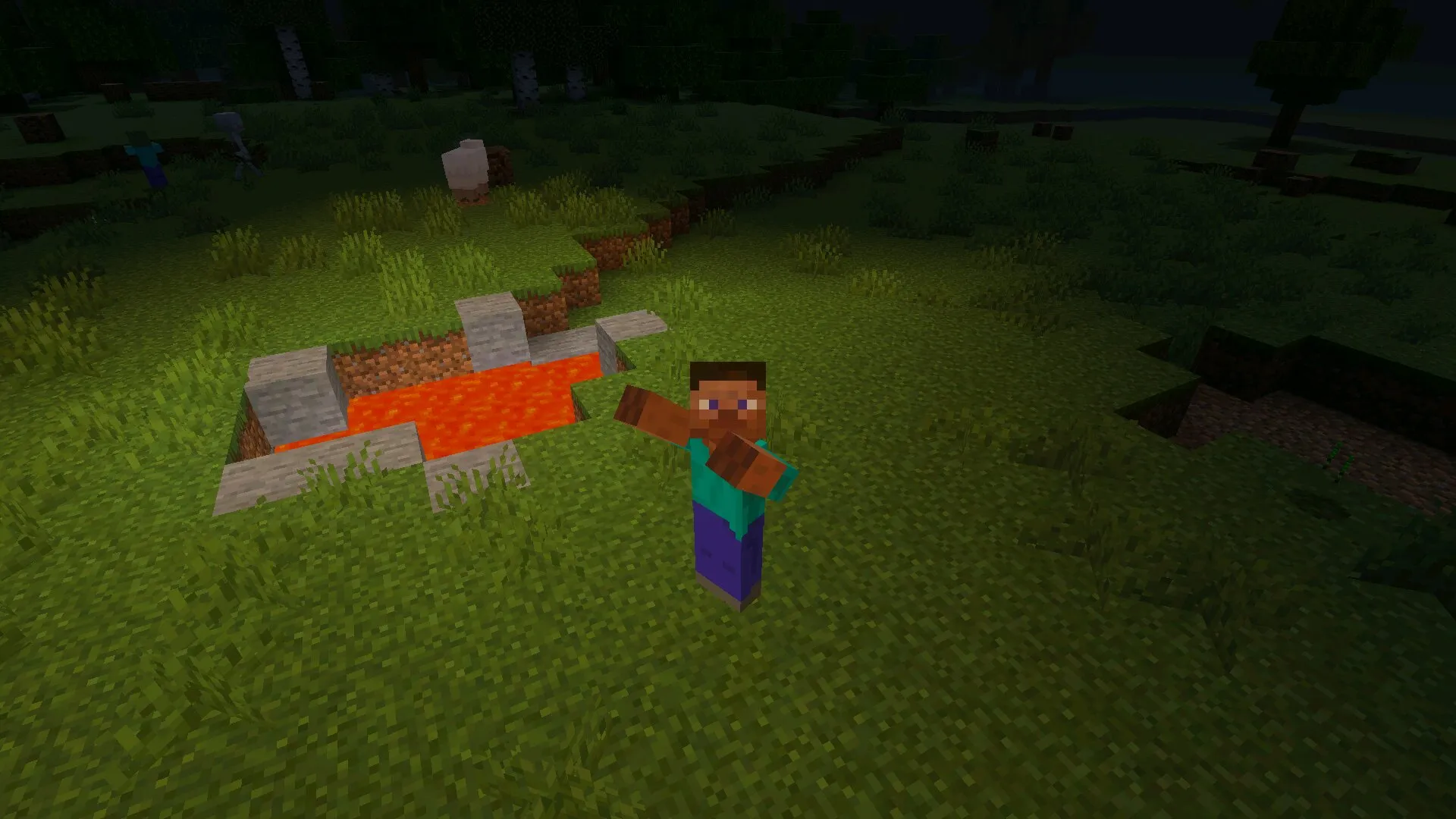 Прыжок из мода на Роблокс на Майнкрафт ПЕ