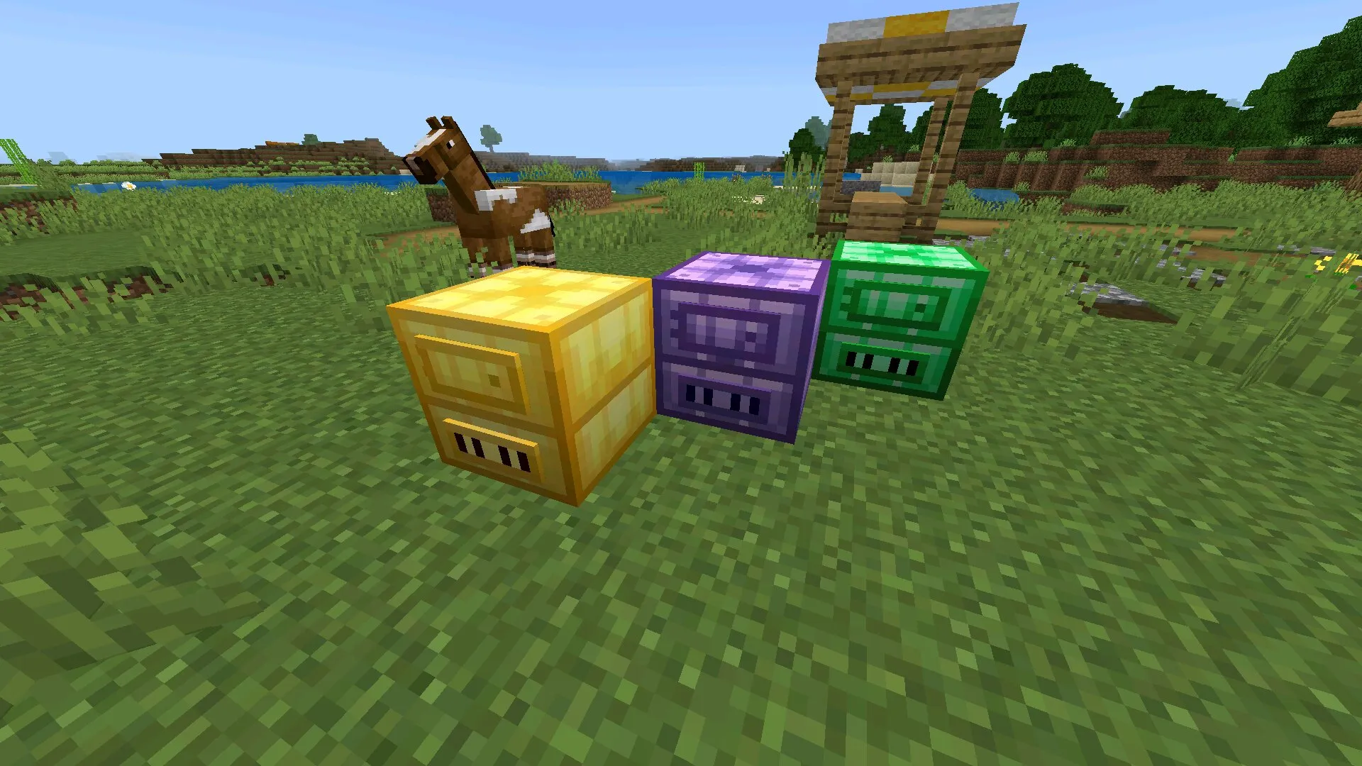 Блоки из мода на печи в Майнкрафт ПЕ