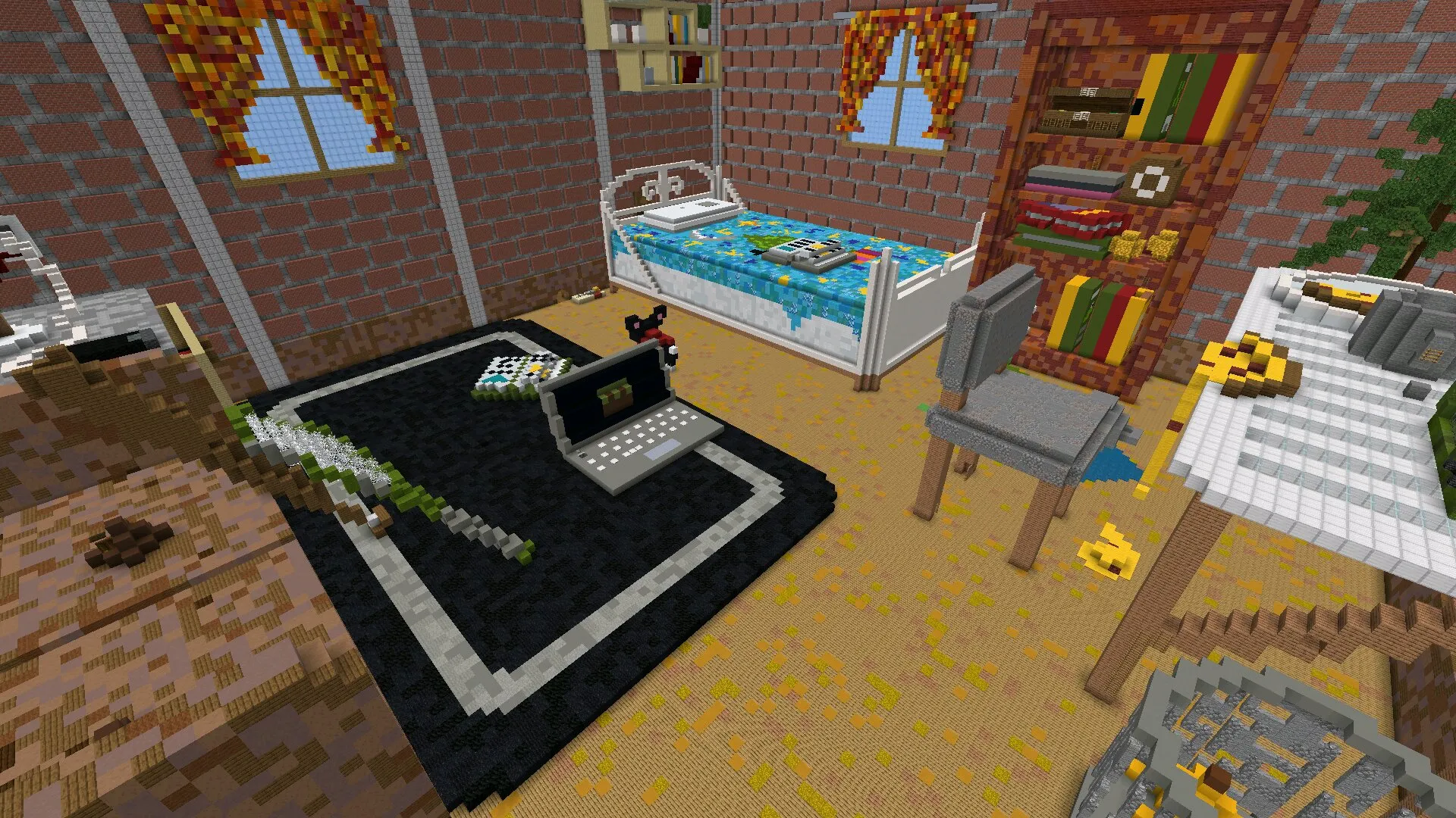 Локация из карты для пряток в Майнкрафт ПЕ