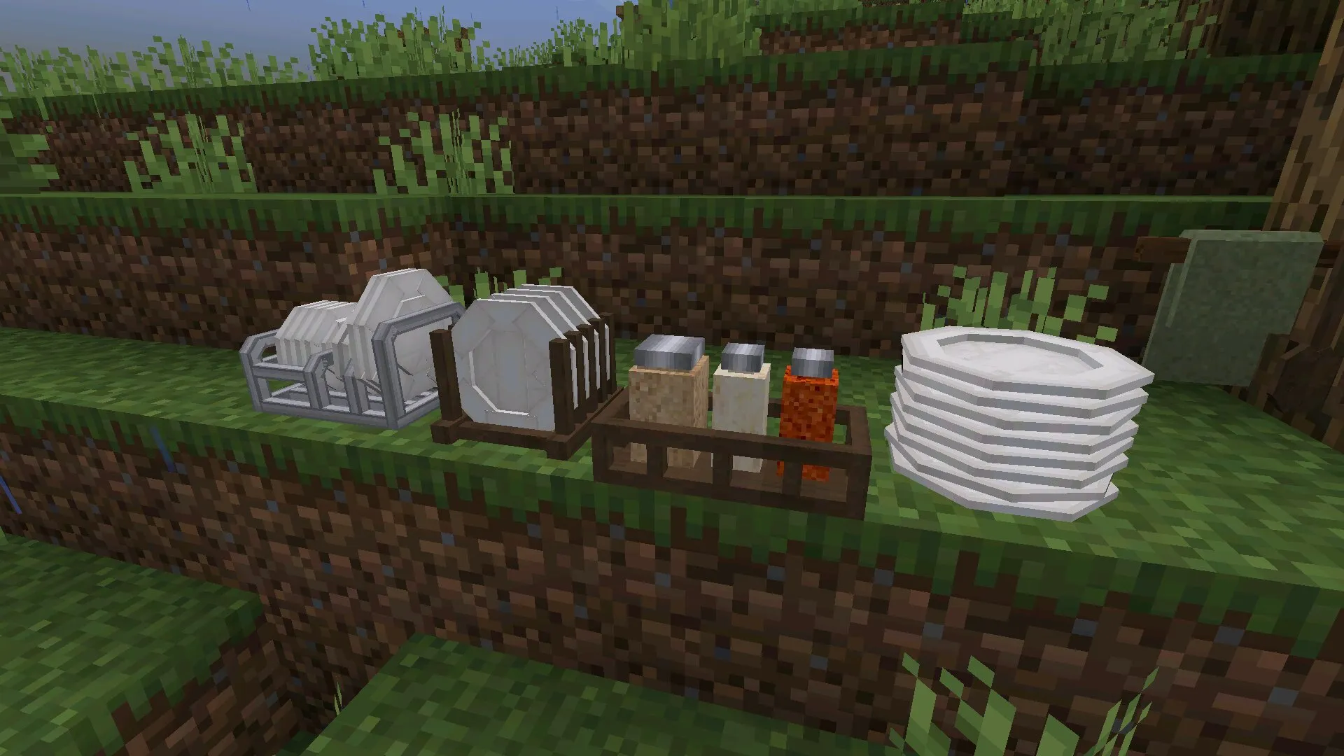 Посуда из мода на кухню в Майнкрафт ПЕ