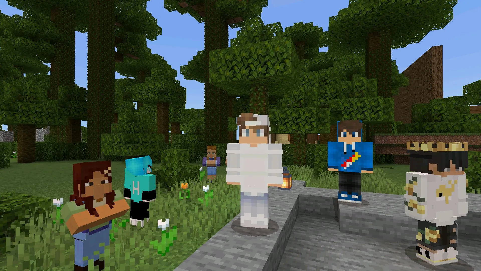 Локация из карты Лесной Призрак в Майнкрафт ПЕ