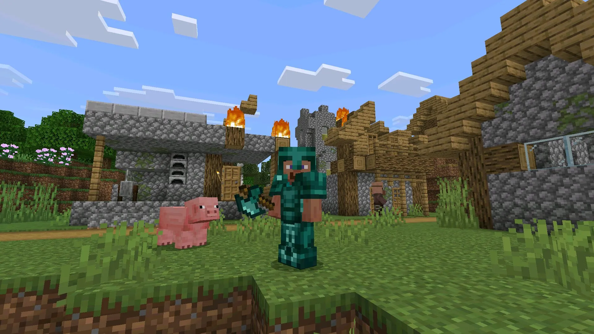 Доспехи из мода на эндерит в Майнкрафт ПЕ