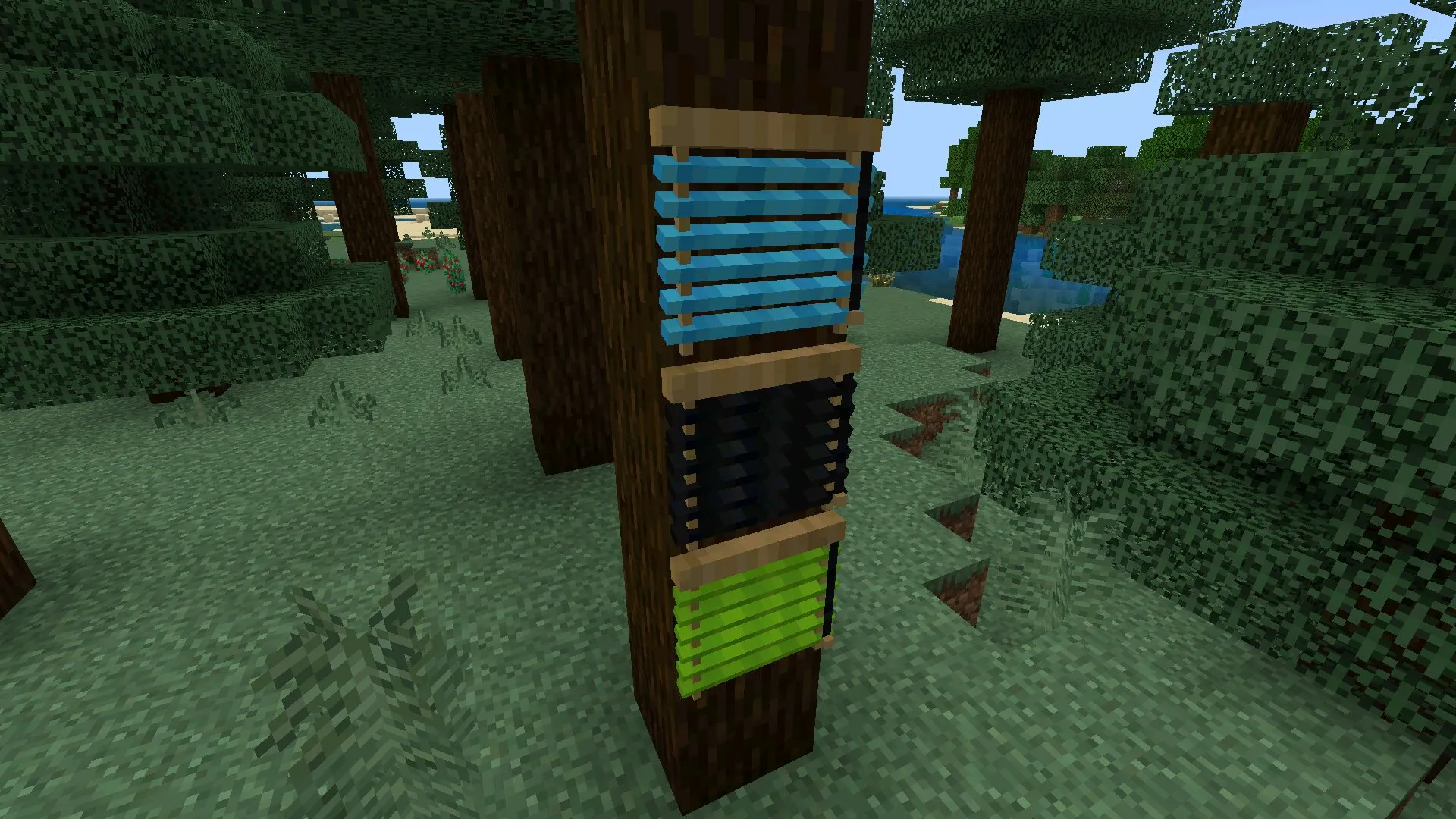 Украшения из мода на жалюзи в Майнкрафт ПЕ