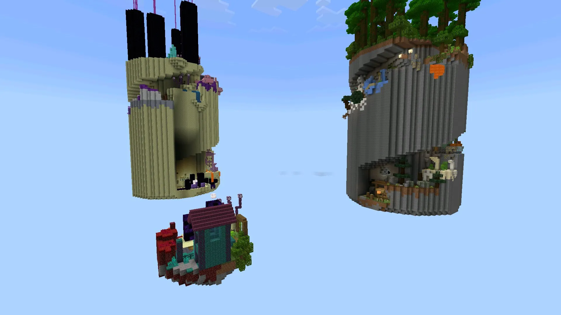 Спираль из мода Theia DImension в Майнкрафт ПЕ