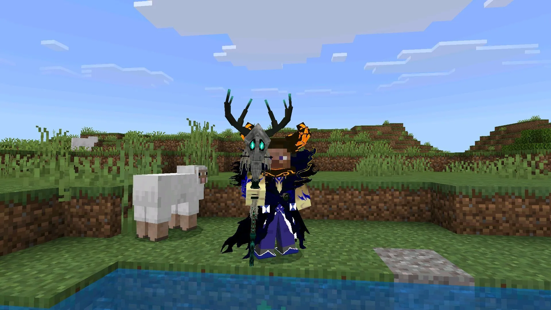 Сет из мода на стихийное оружие в Майнкрафт ПЕ