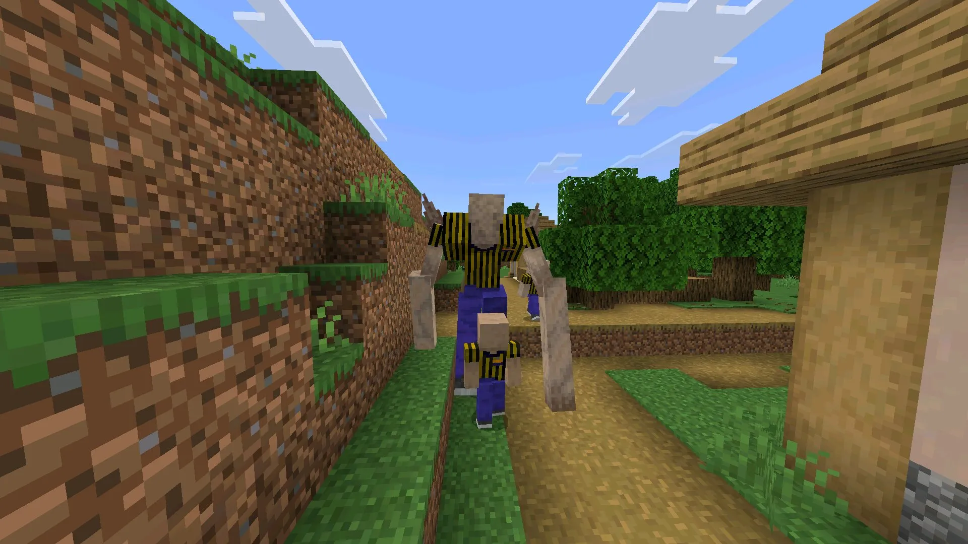 Монстр из мода Икеа в Майнкрафт ПЕ