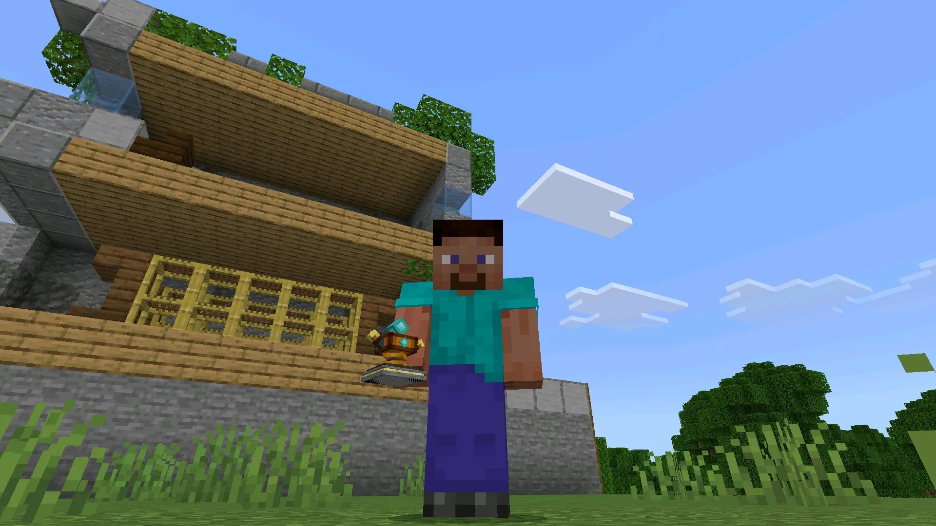 Предмет из мода на воронку в Майнкрафт ПЕ