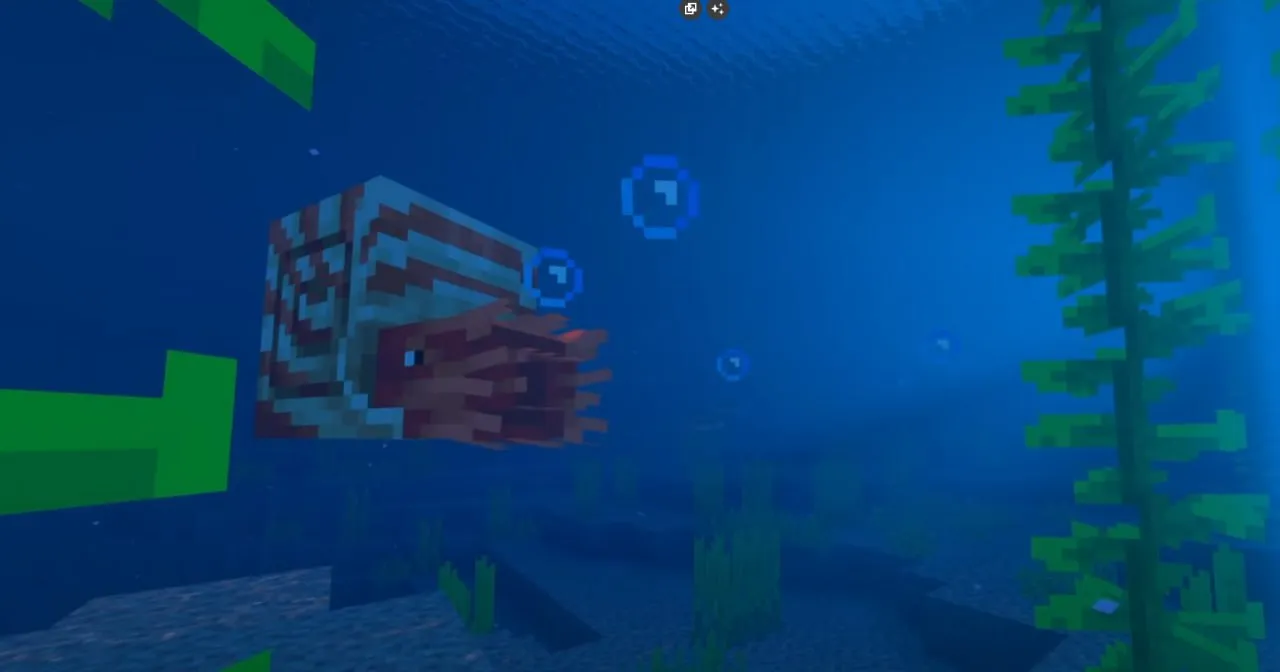 Наутилус с презентации Minecraft Live 2025