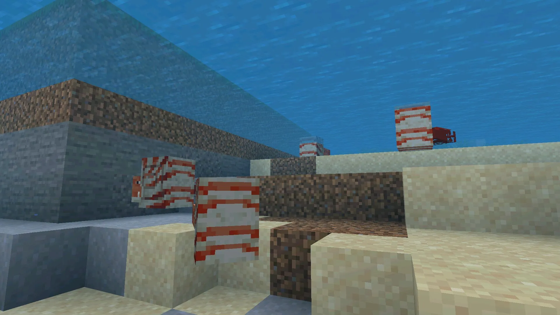 Моллюски из мода на Наутилуса на Майнкрафт ПЕ