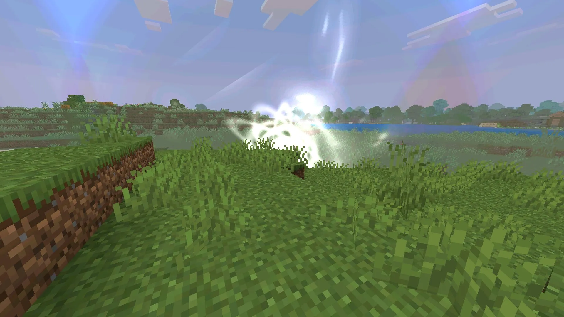 Квантумная бомба из мода на остановку времени в Майнкрафт ПЕ