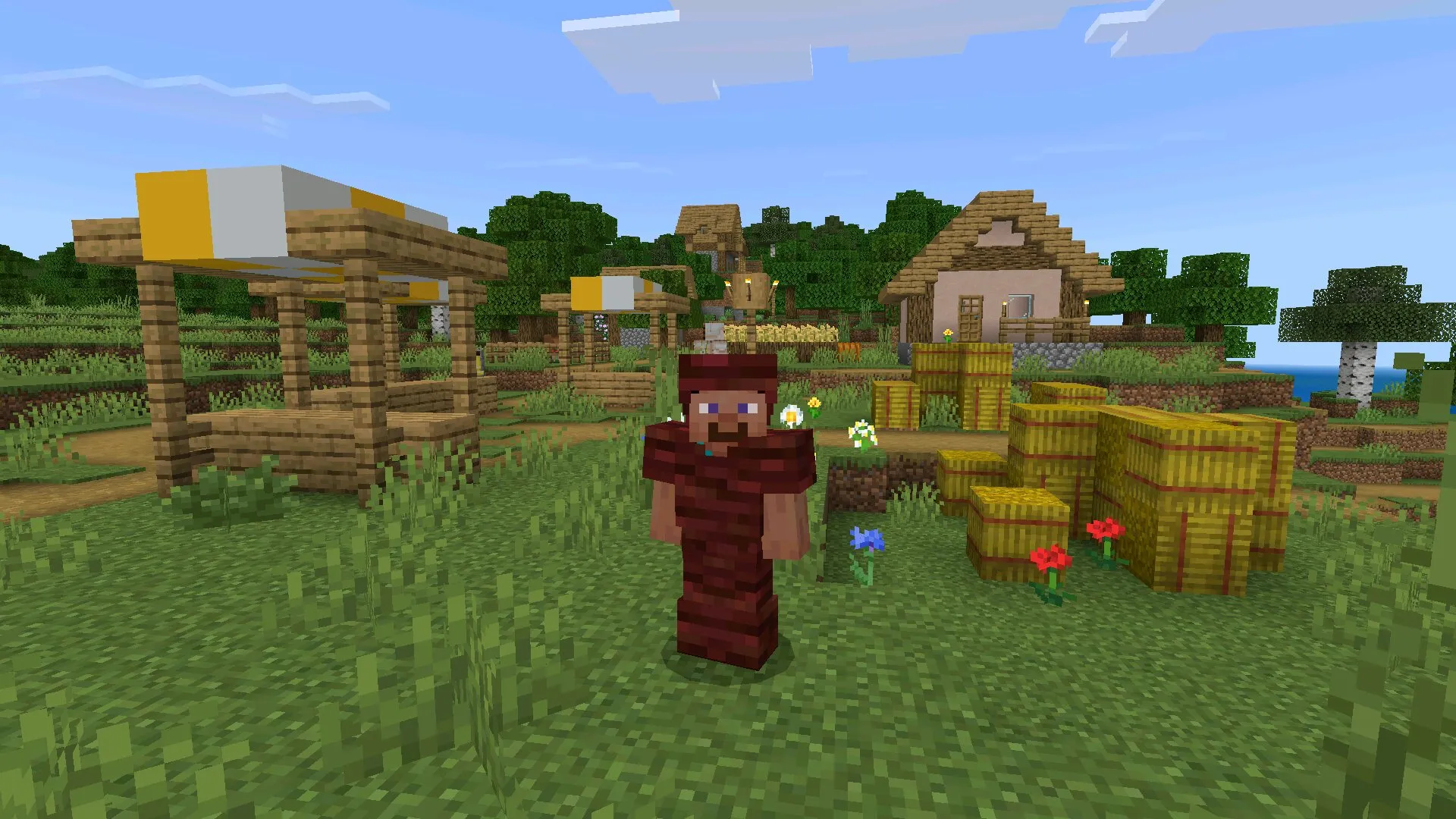 Сет из мода на деревянную броню в Майнкрафт ПЕ