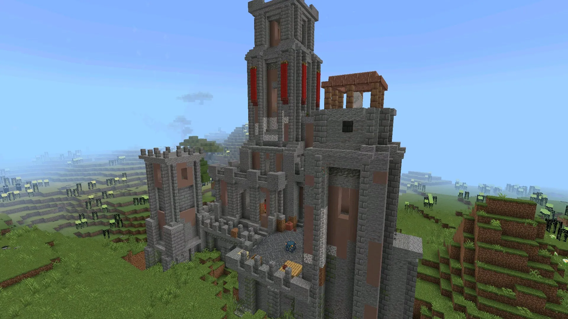 Замок из мода rlcraft в Майнкрафт ПЕ
