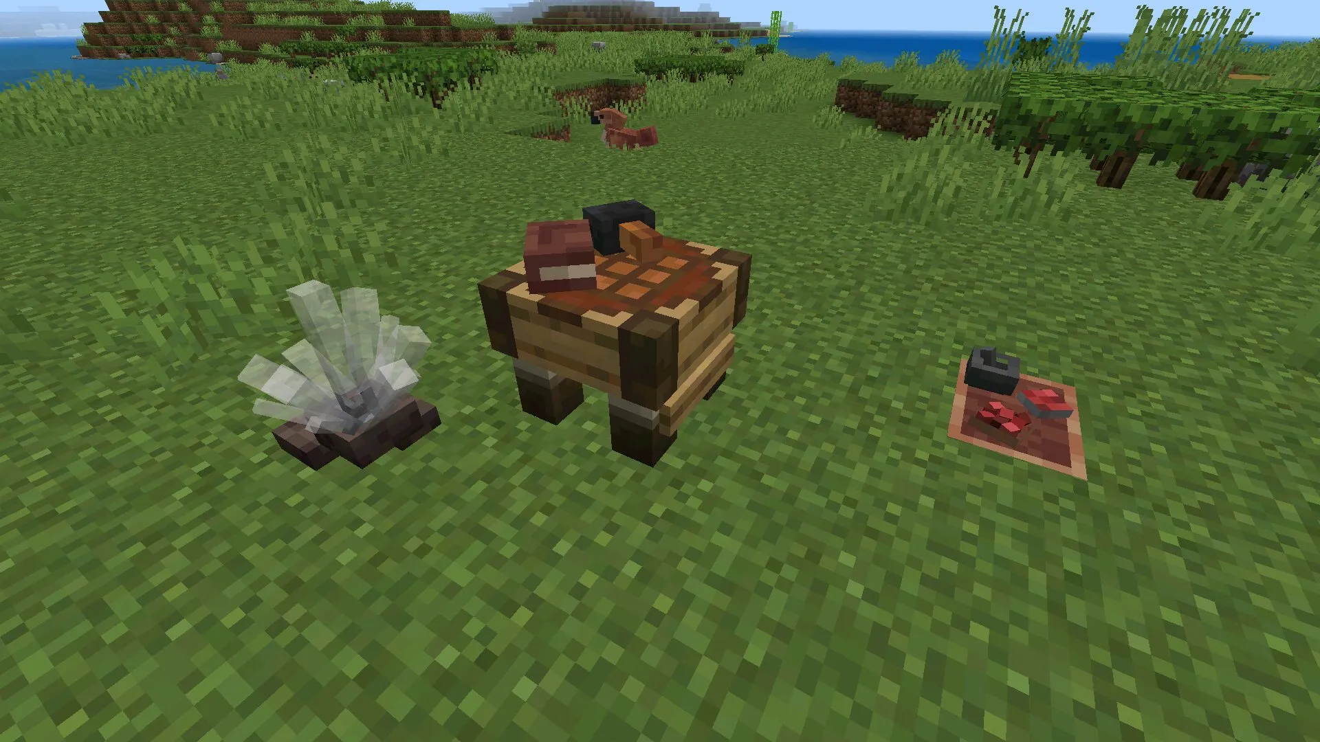 Блоки из мода на арк в Майнкрафт ПЕ