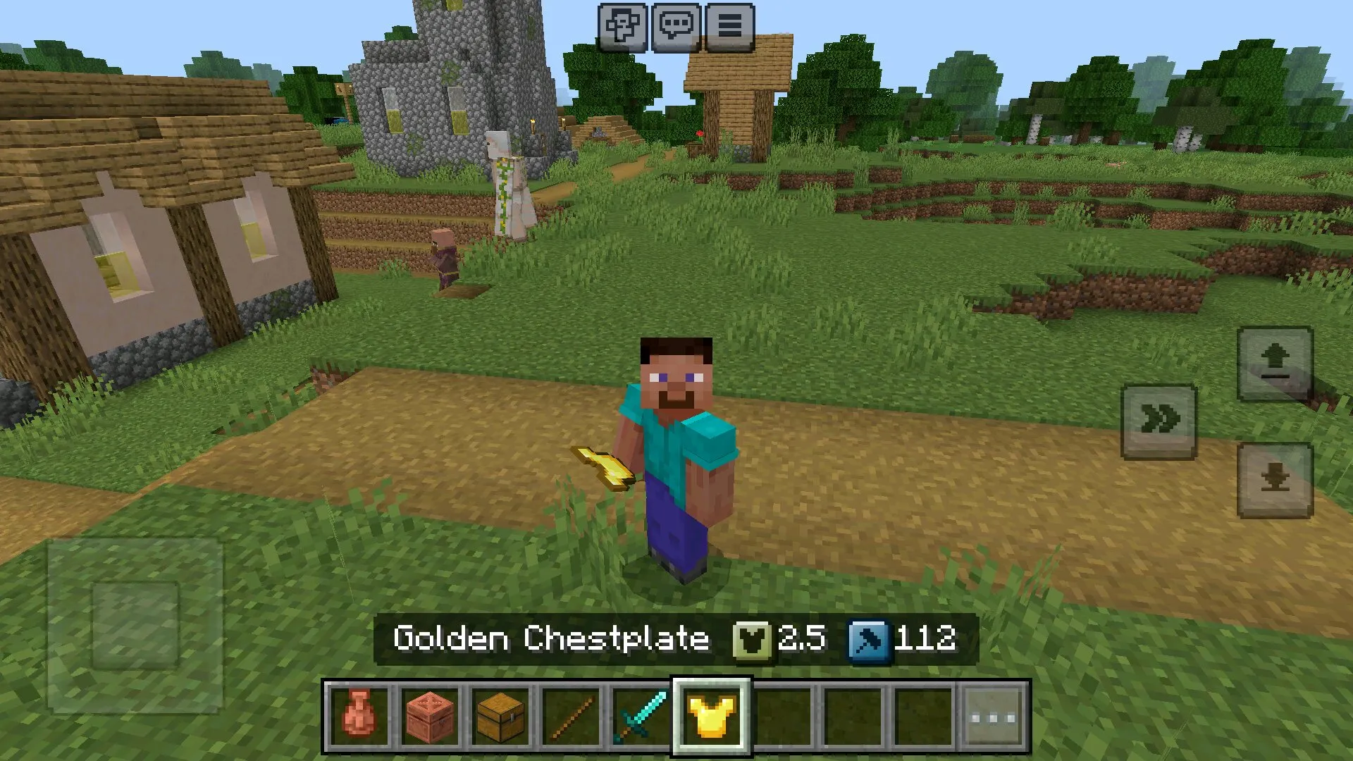 Броня из мода на название предметов в Майнкрафт ПЕ