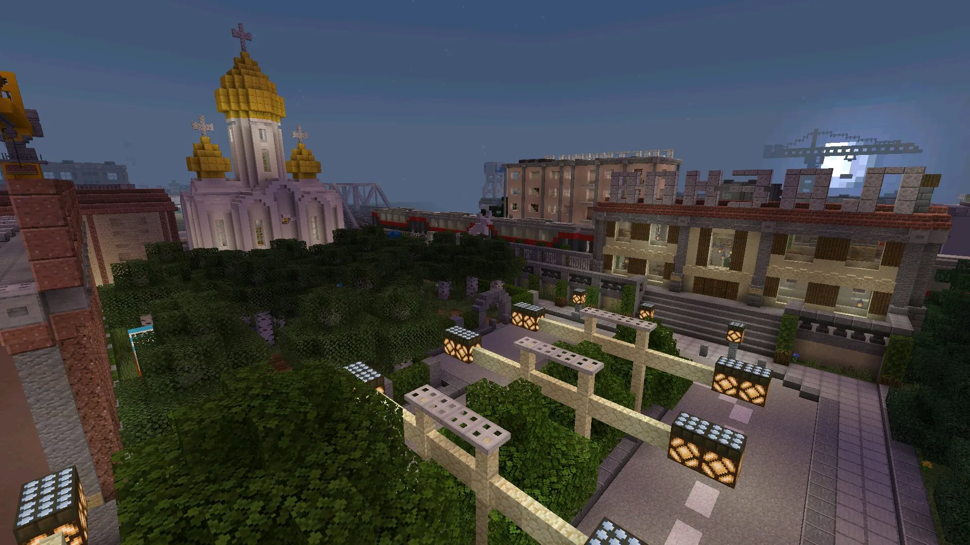 Церковь из карты блэк раша в Майнкрафт ПЕ