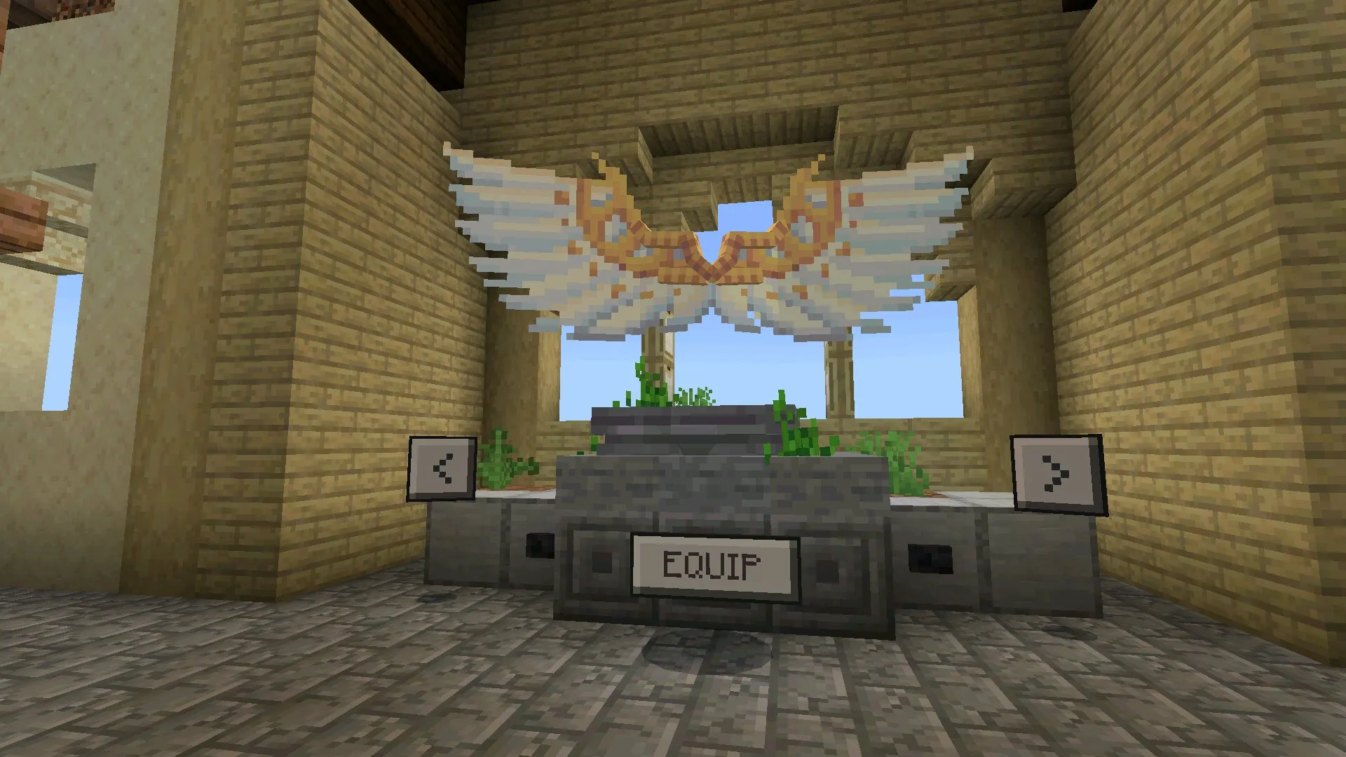 Кастомные крылья из мода на элитры в Майнкрафт ПЕ