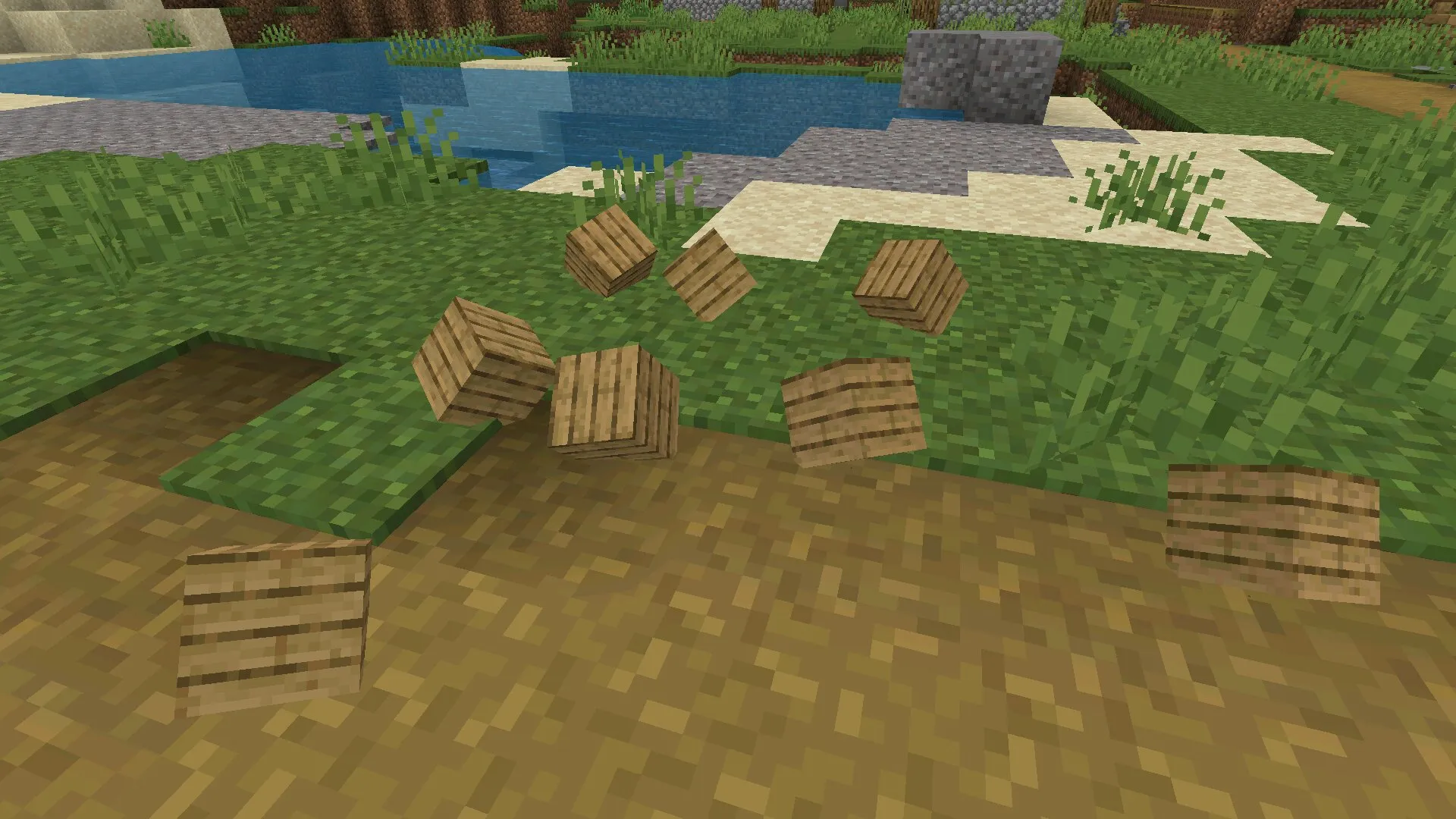 Дерево из мода на физику предметов в Майнкрафт ПЕ