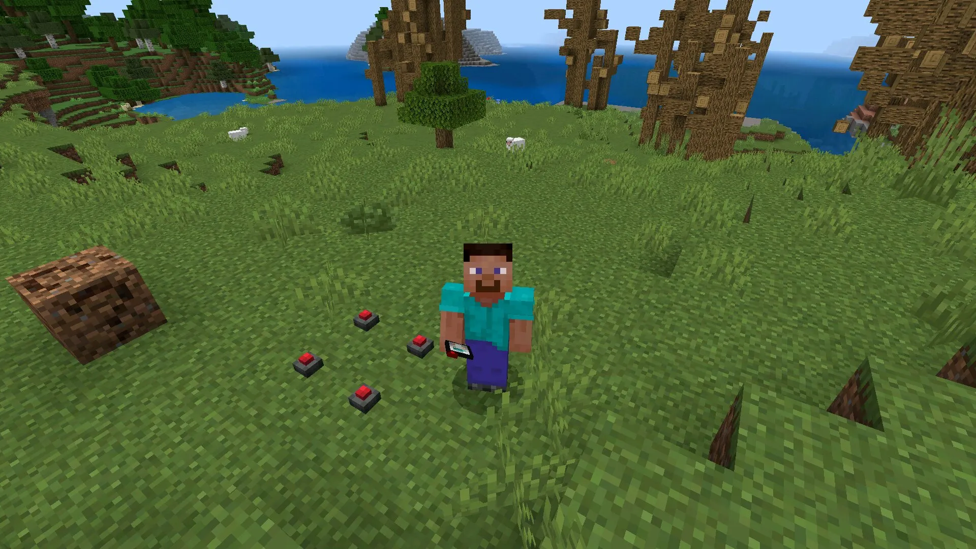 Детонатор из мода на мины в Майнкрафт ПЕ