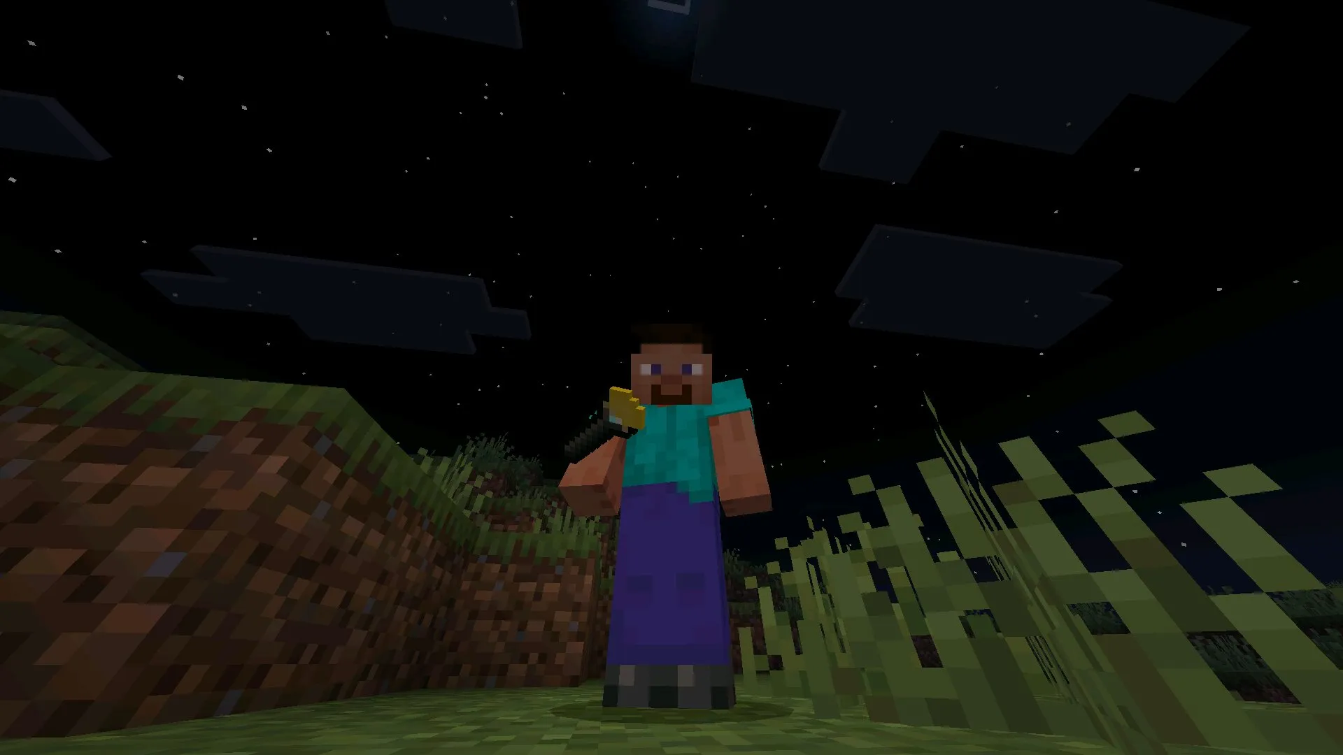 Ночь из мода на фонарь в Майнкрафт ПЕ