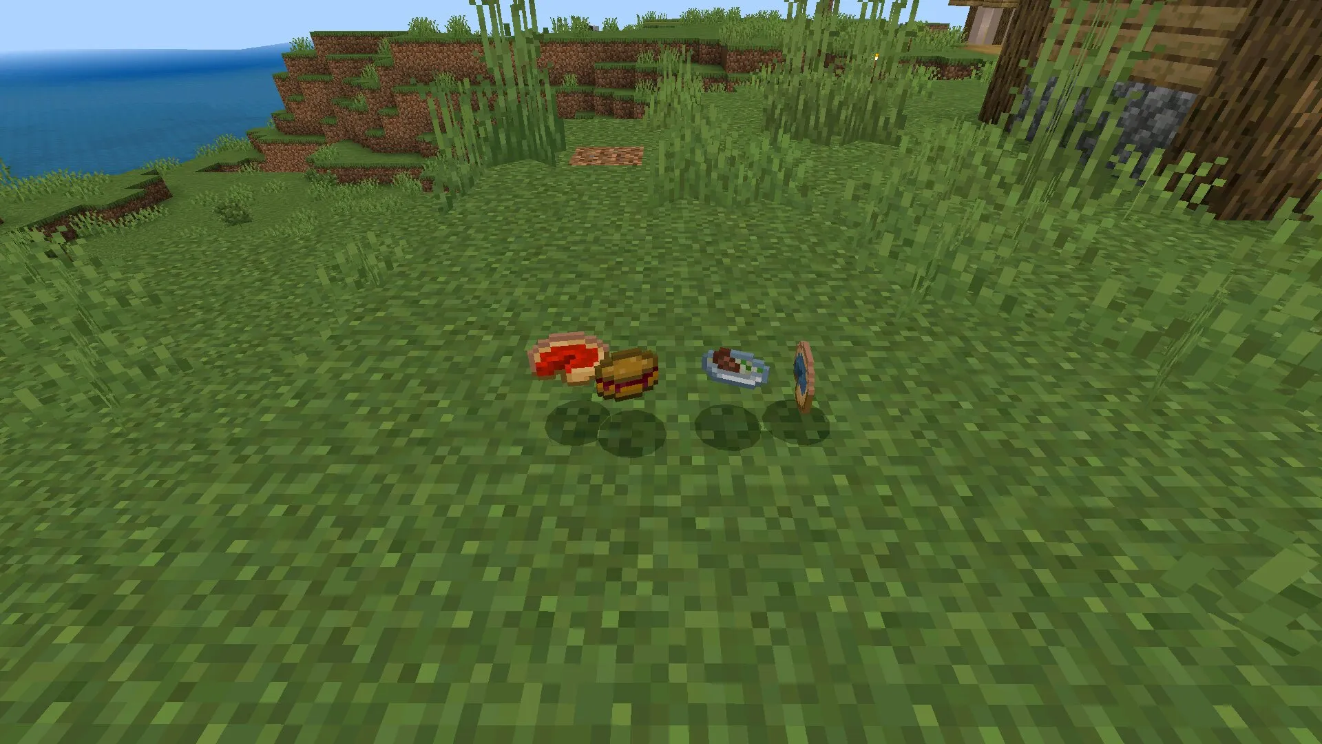 Еда из мода на вырасти сад в Майнкрафт ПЕ