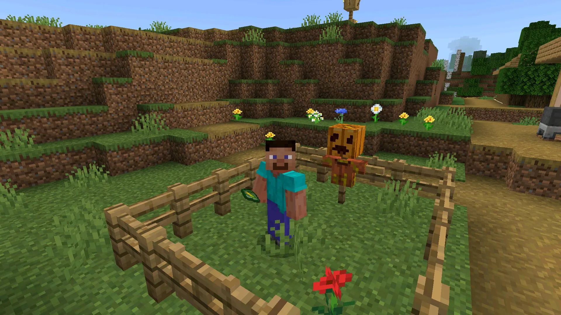 Скачать мод на вырасти сад в Майнкрафт ПЕ