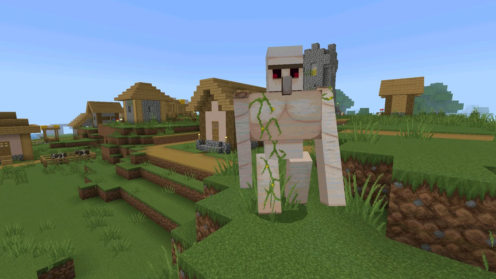 Голем из текстур Faithful 64 на 64 в Майнкрафт ПЕ