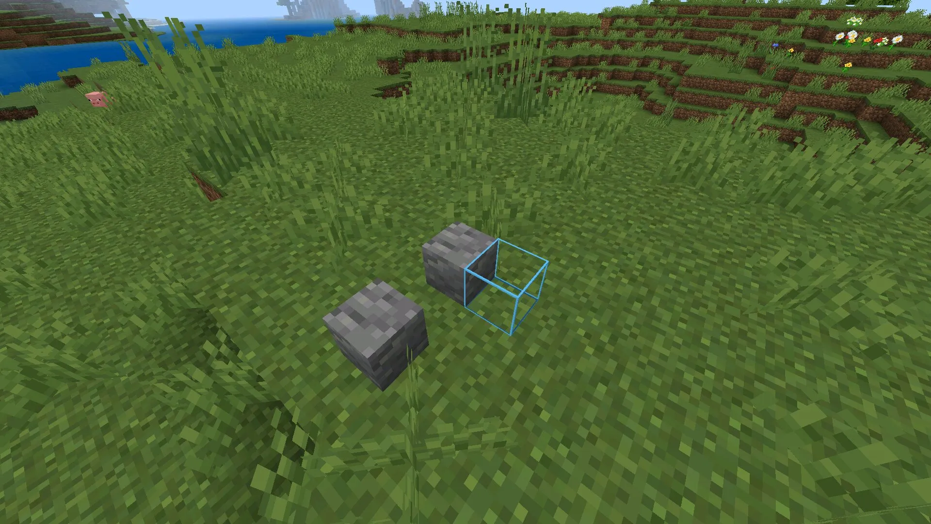 Камень из мода на маленькие блоки в Майнкрафт ПЕ