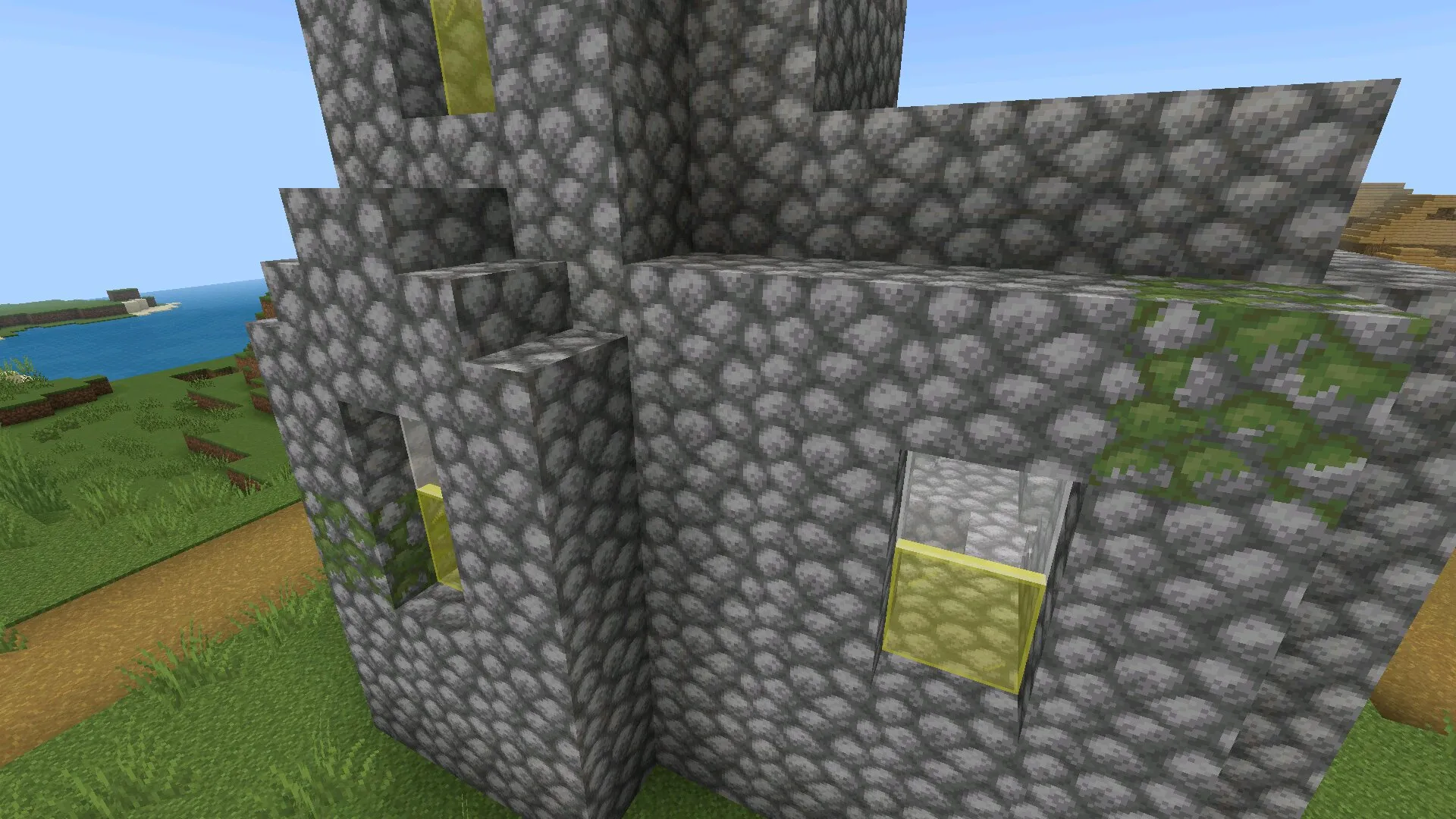 Каменные блоки из текстур Faithful 32 на 32 в Майнкрафт ПЕ