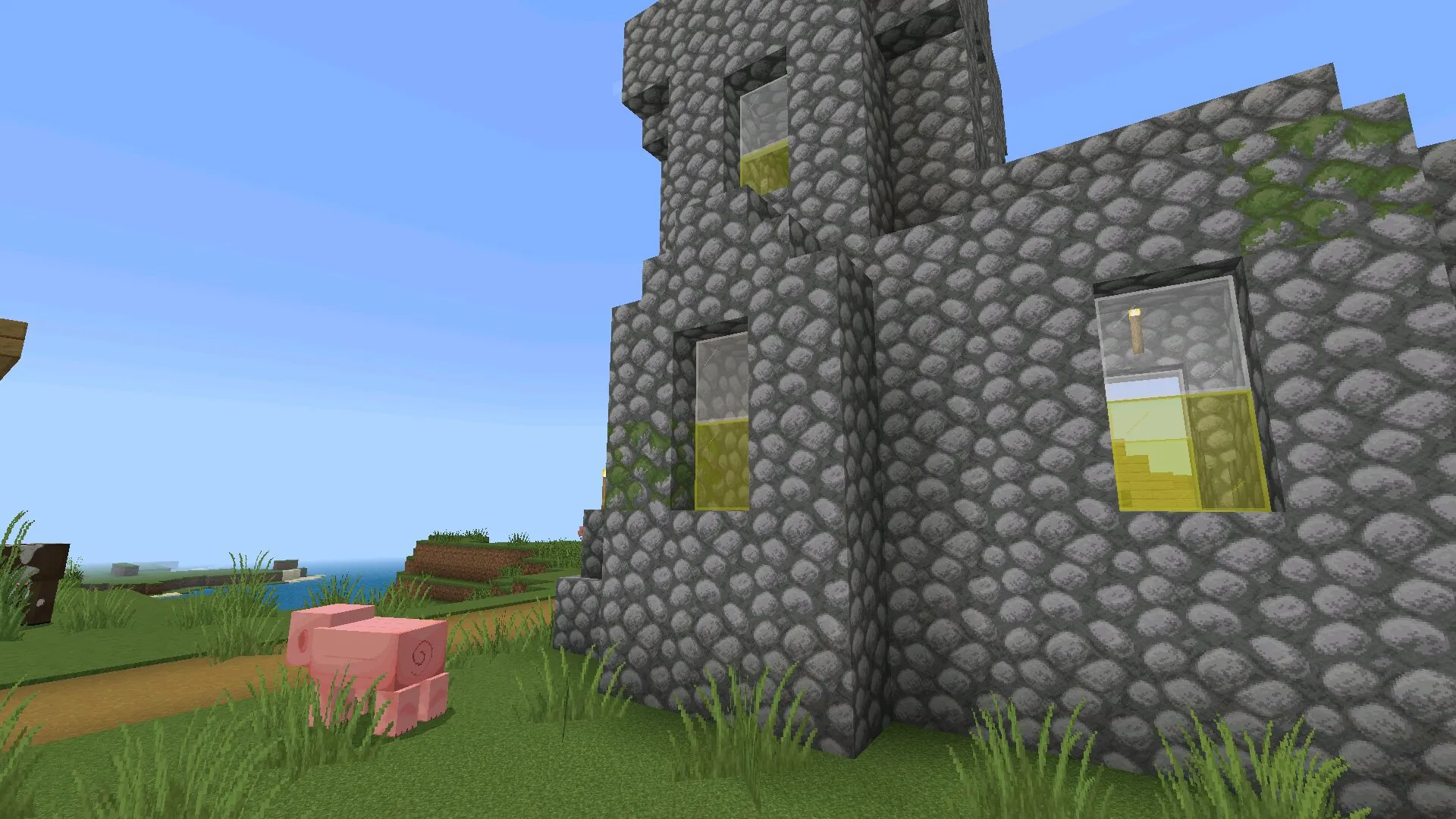 Крепость из текстур Faithful 64 на 64 в Майнкрафт ПЕ