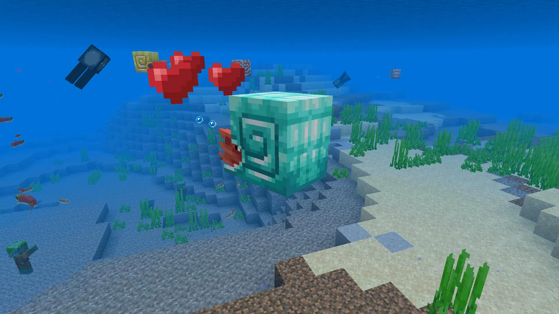 Наутилус в броне в Майнкрафт 1.21