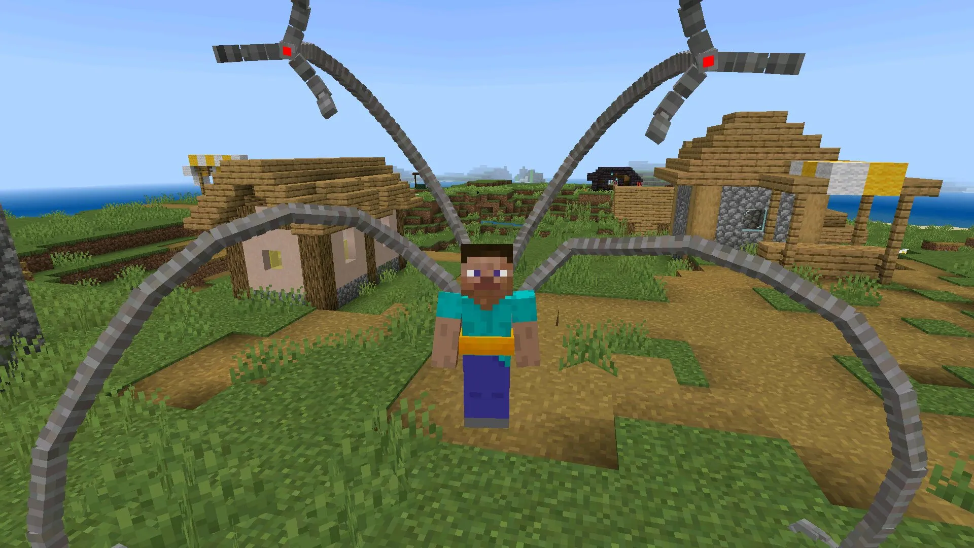 Скачать мод на доктора осьминога в Майнкрафт ПЕ